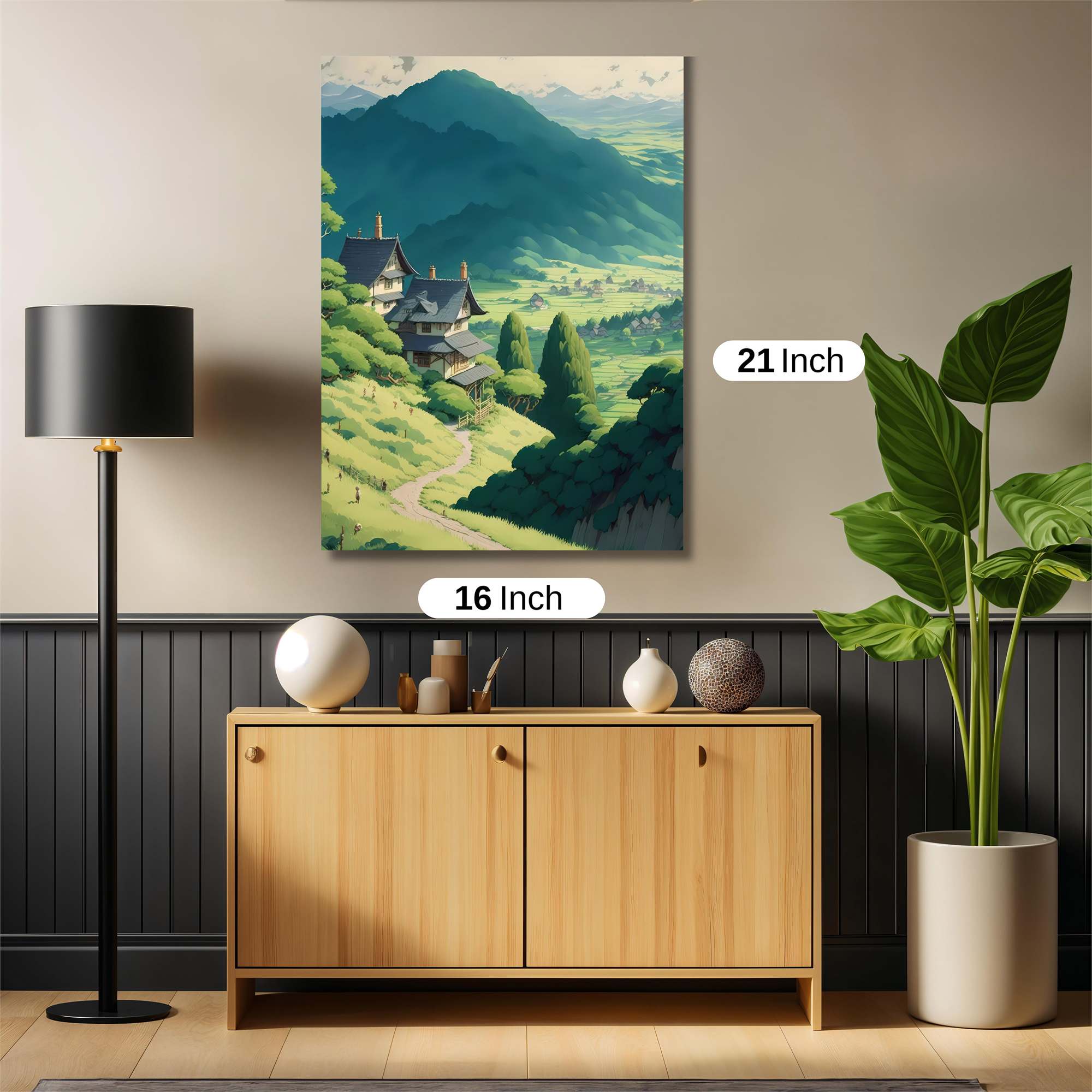 Mountain Serenity Safe Wall Magnetic / M