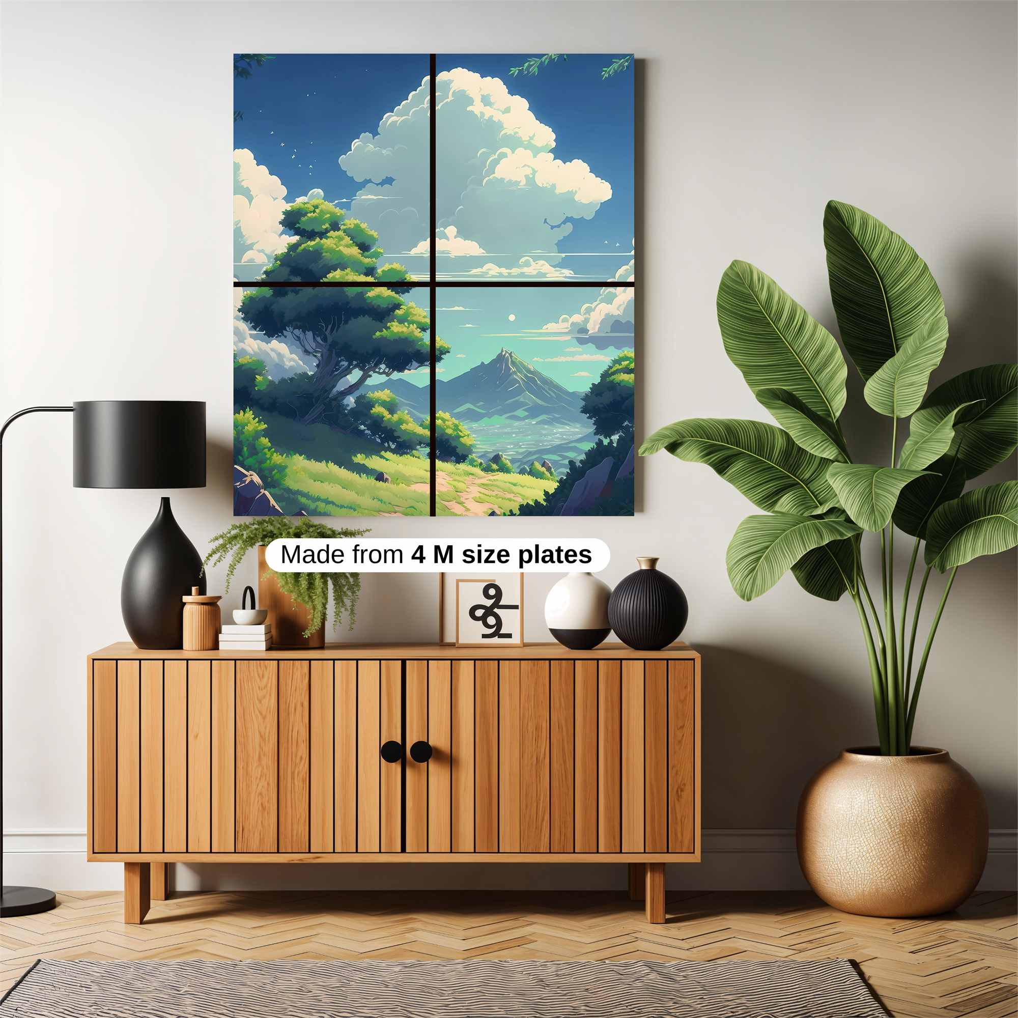 Mountain Serenity Safe Wall Magnetic / M