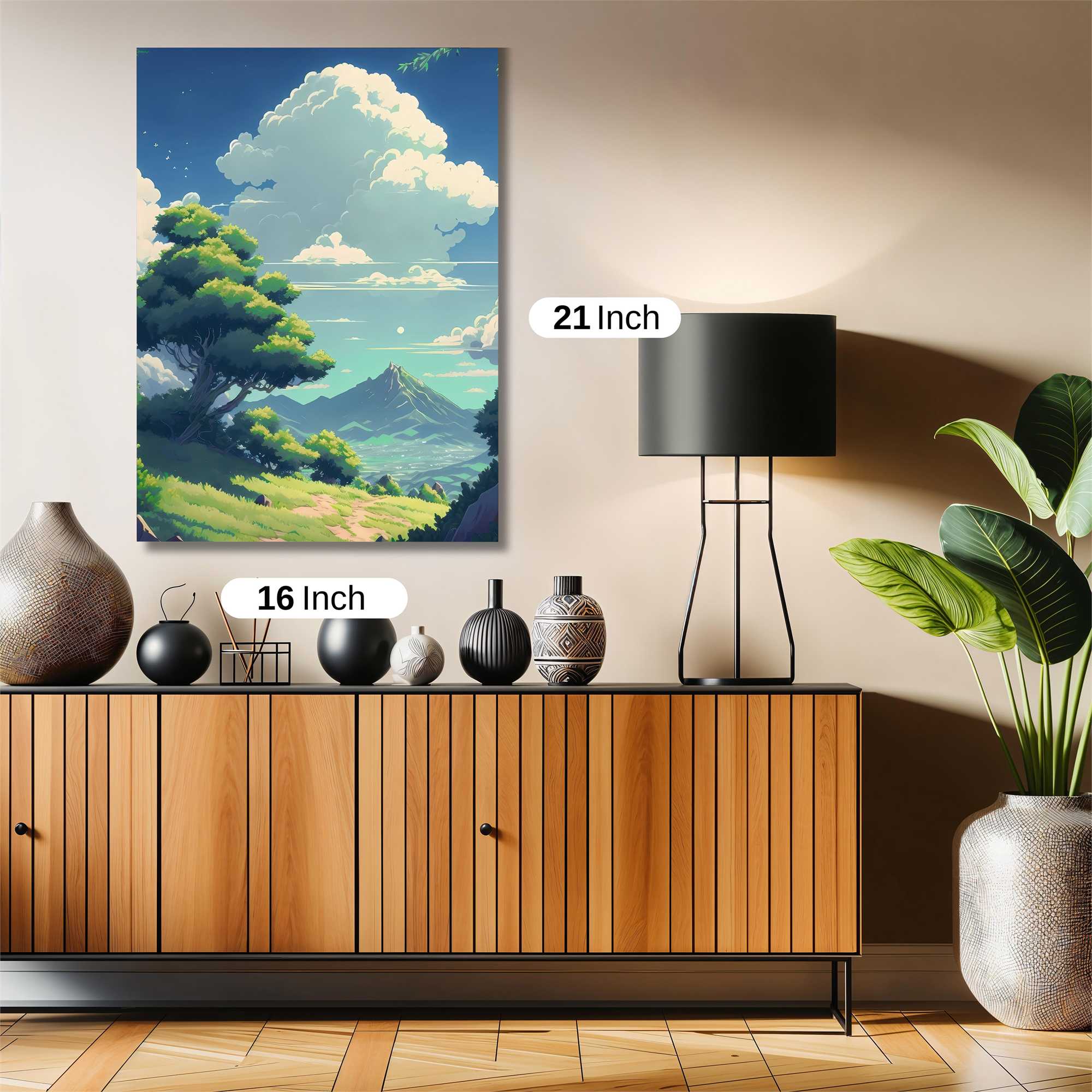 Mountain Serenity Safe Wall Magnetic / M