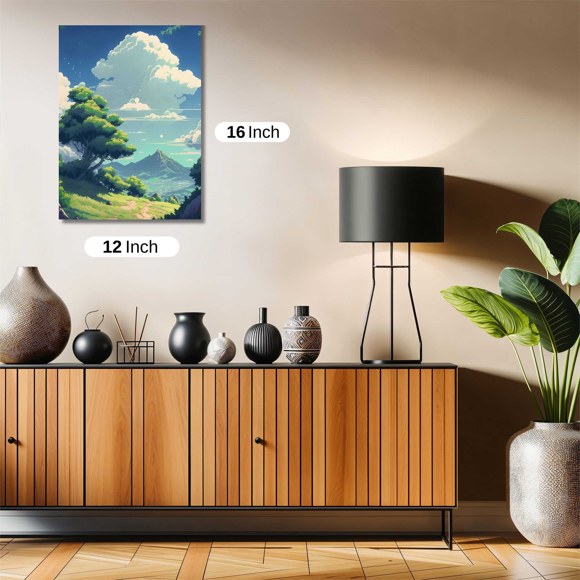 Mountain Serenity Safe Wall Magnetic / M