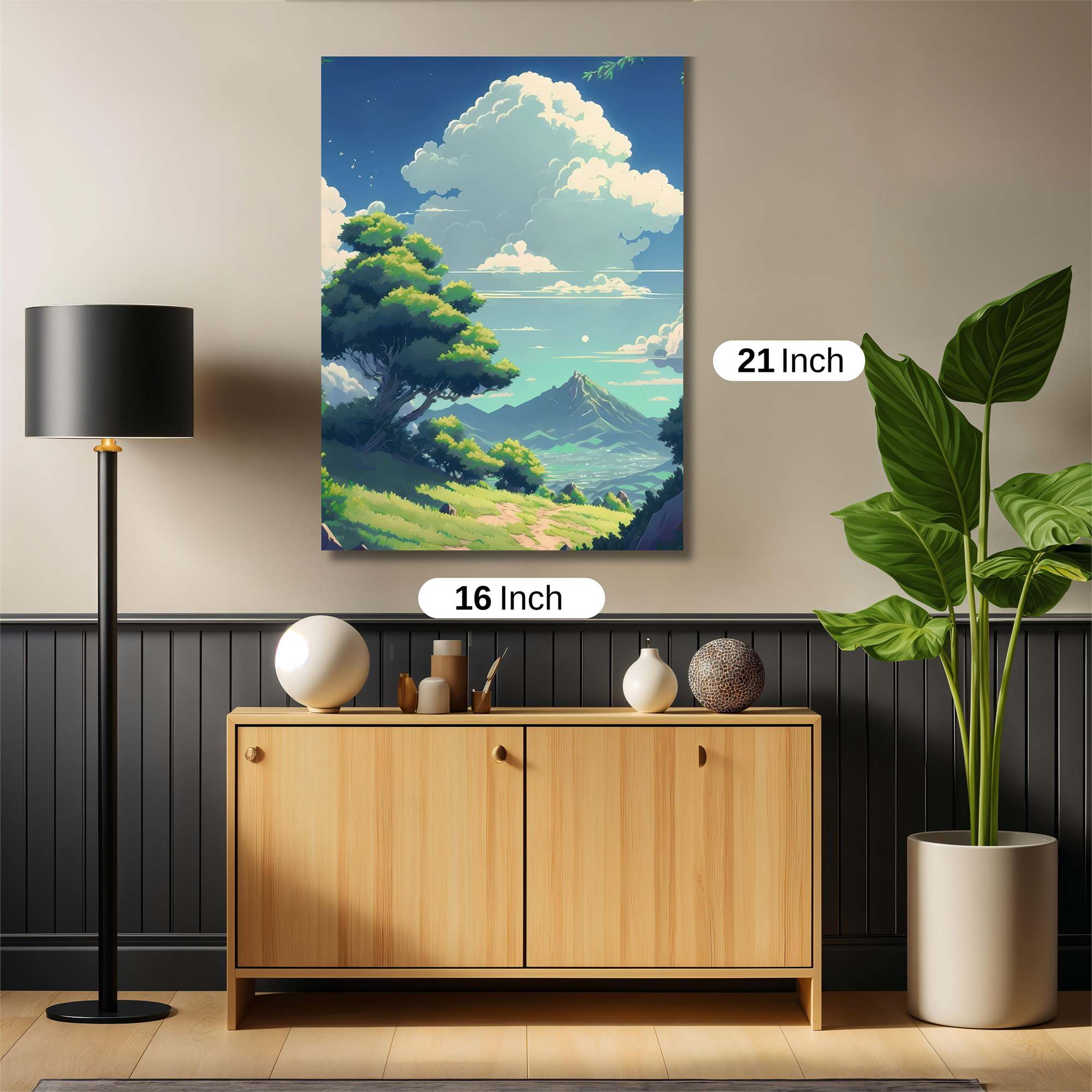 Mountain Serenity Safe Wall Magnetic / M