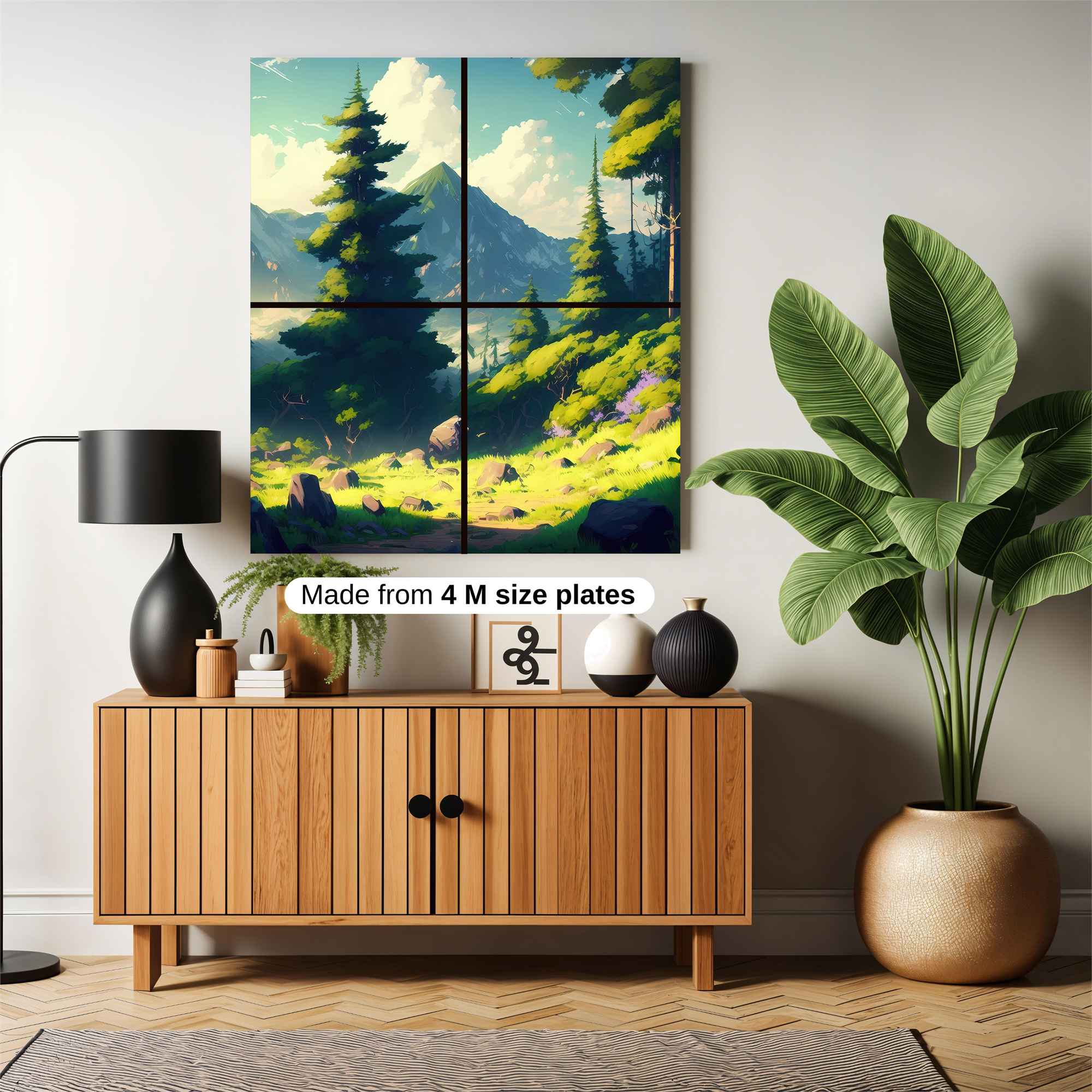 Mountain Serenity Safe Wall Magnetic / M