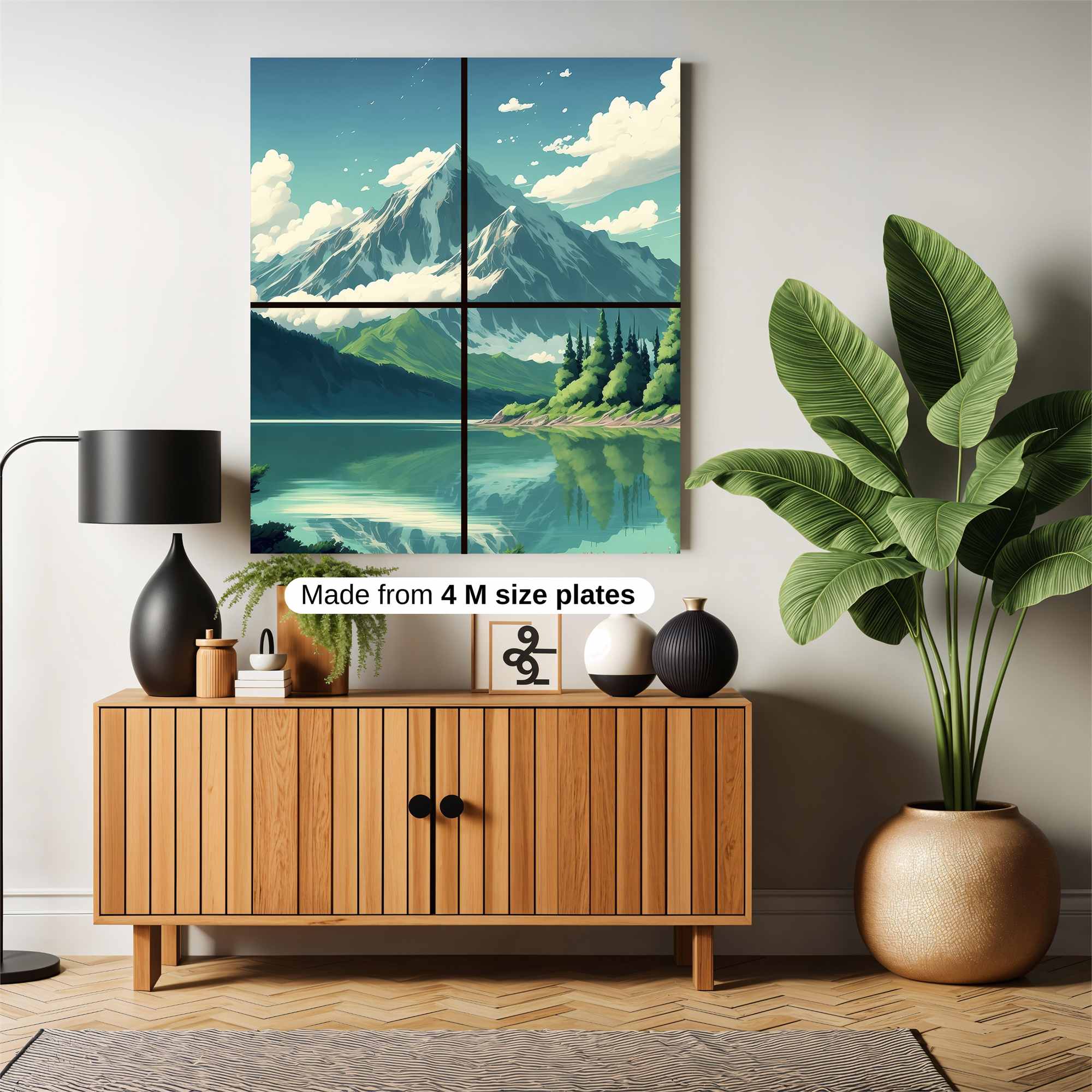 Mountain Serenity Safe Wall Magnetic / M