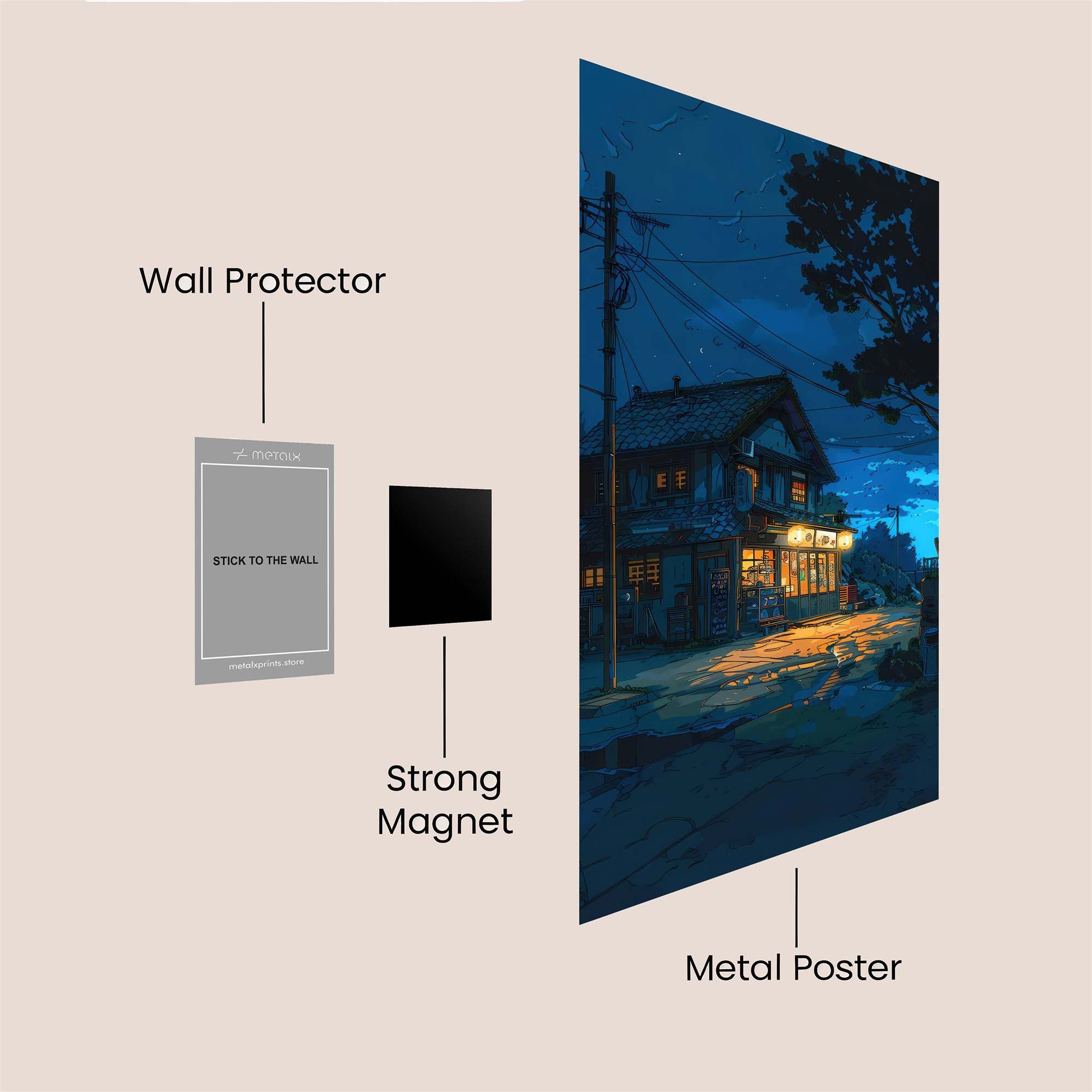 Night Haven Safe Wall Magnetic / M