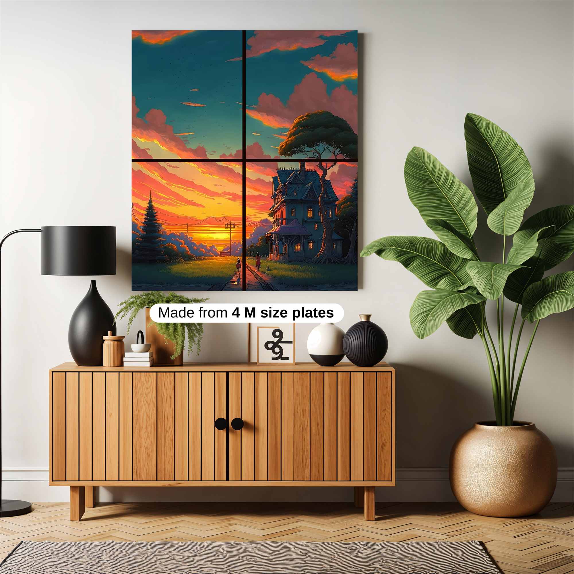 Sunset Serenity Safe Wall Magnetic / M
