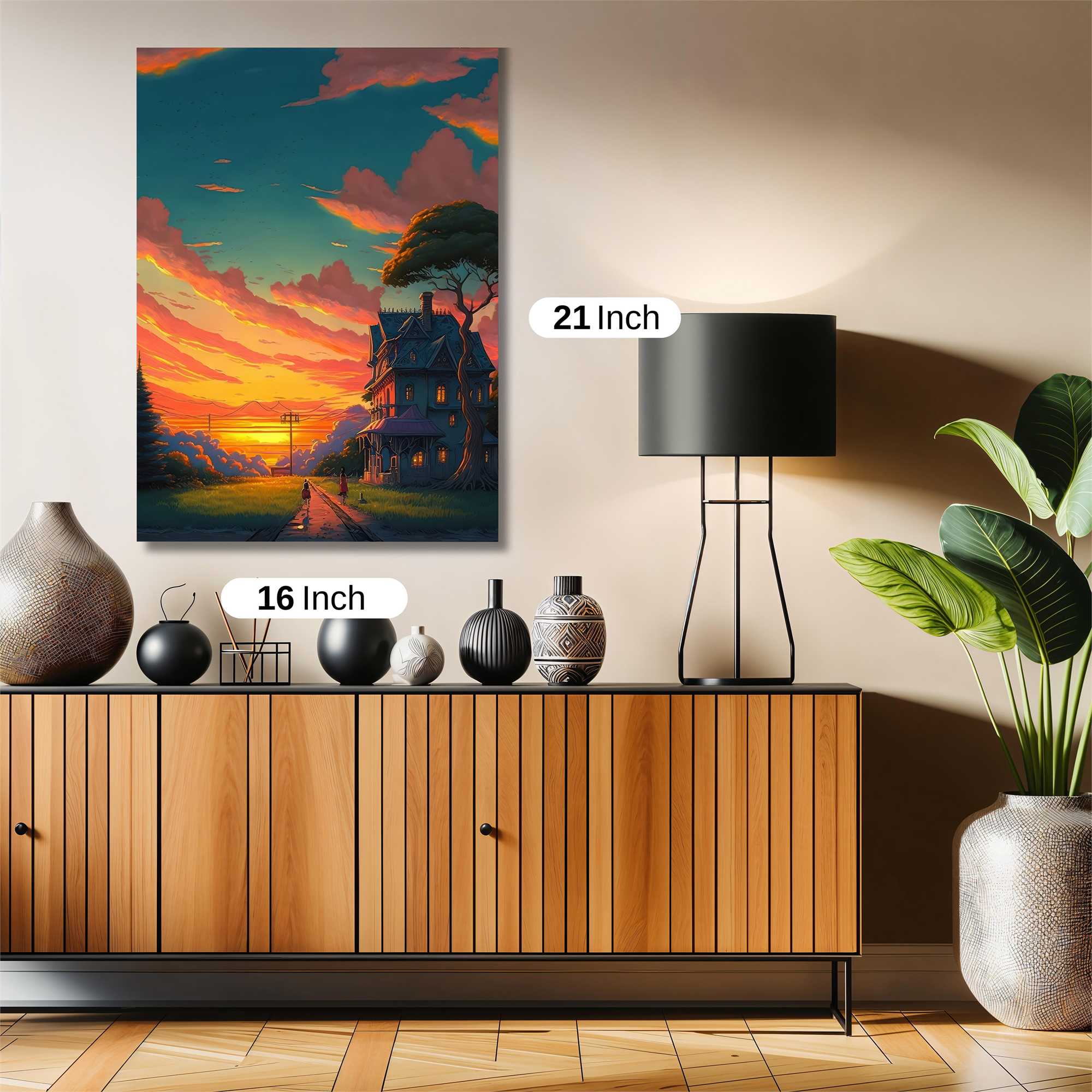 Sunset Serenity Safe Wall Magnetic / M