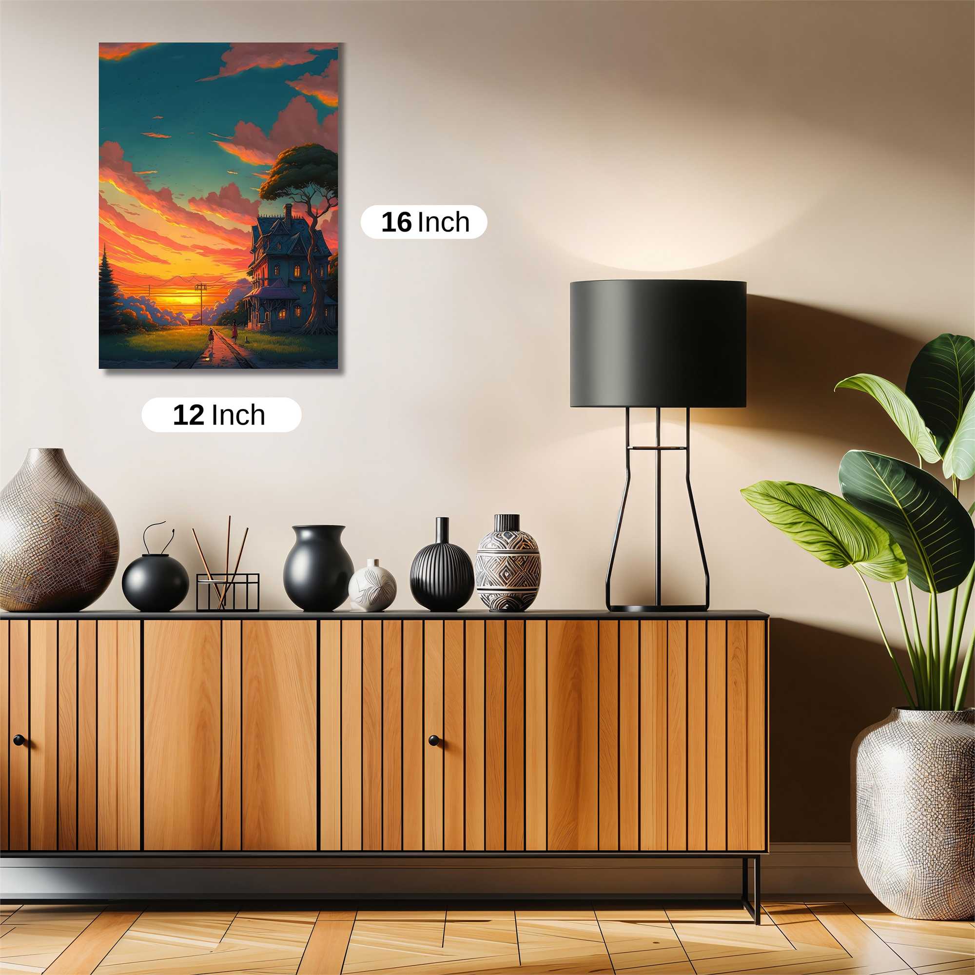 Sunset Serenity Safe Wall Magnetic / M