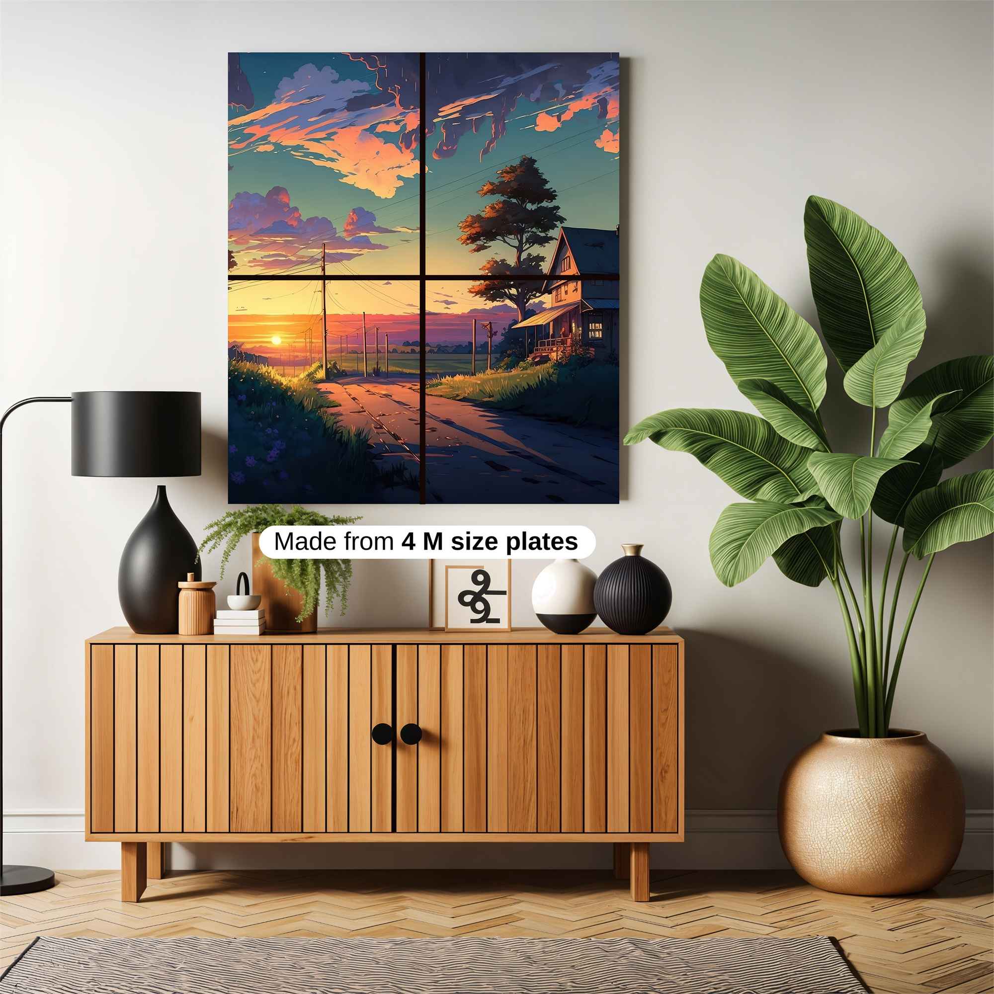 Sunset Serenity Safe Wall Magnetic / M