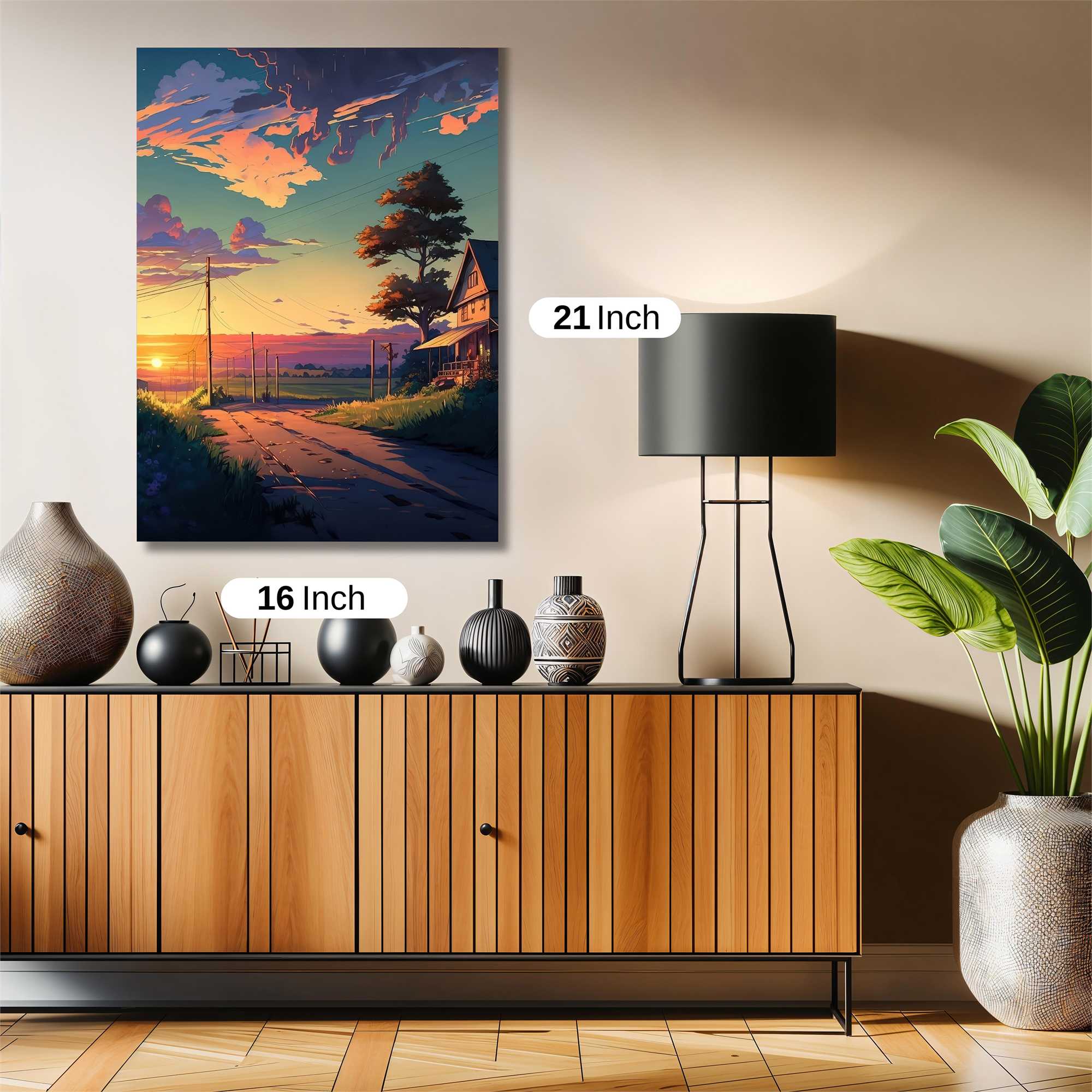 Sunset Serenity Safe Wall Magnetic / M