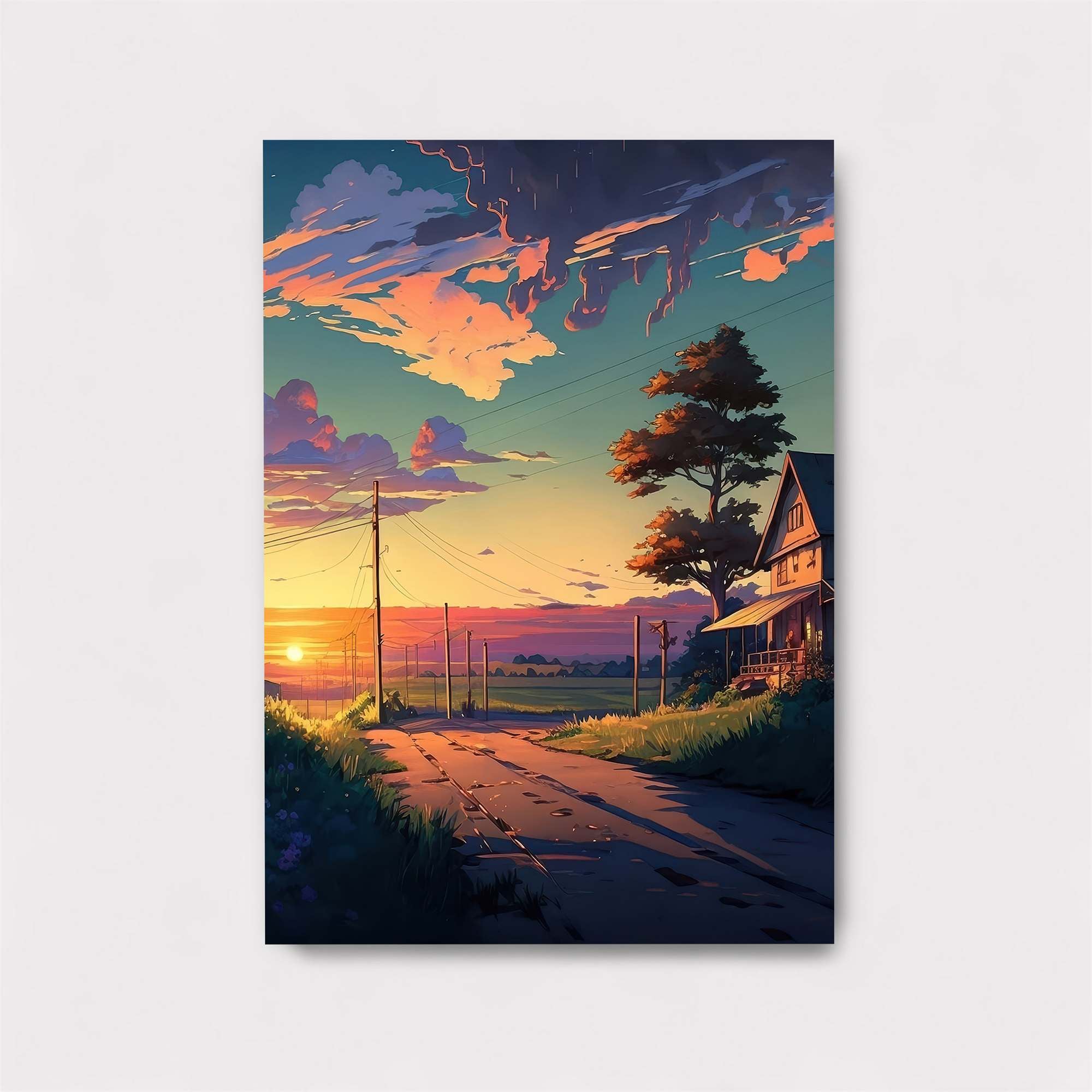 Sunset Serenity Safe Wall Magnetic / M