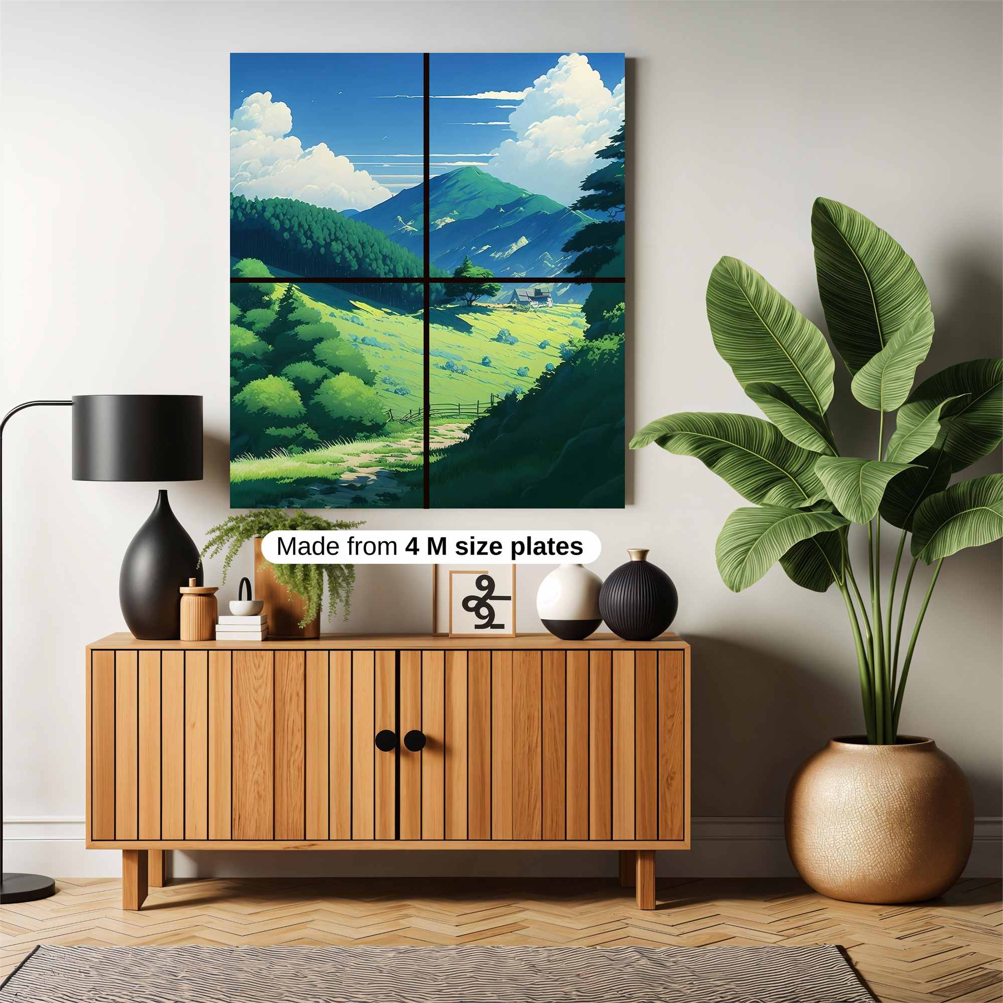 Mountain Serenity Safe Wall Magnetic / M