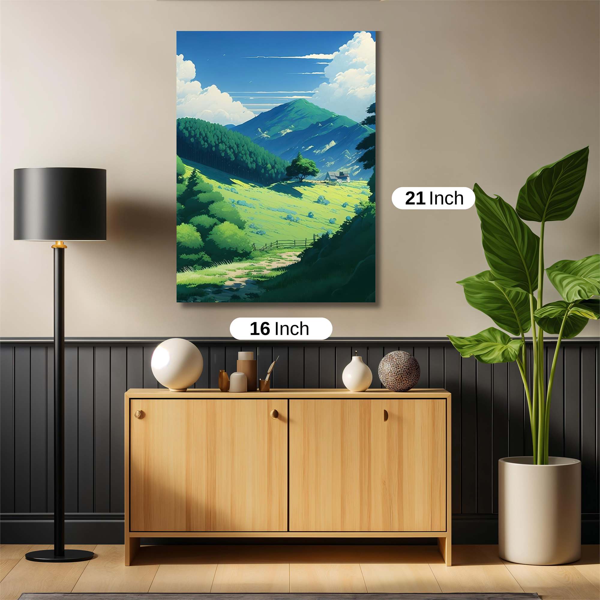 Mountain Serenity Safe Wall Magnetic / M