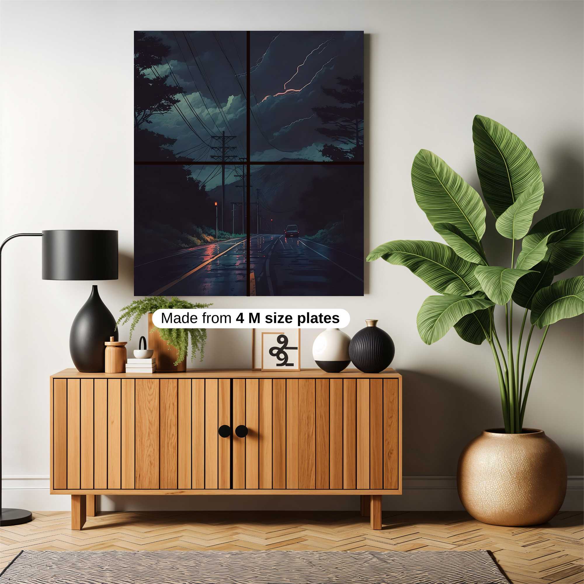Stormy Odyssey Safe Wall Magnetic / M