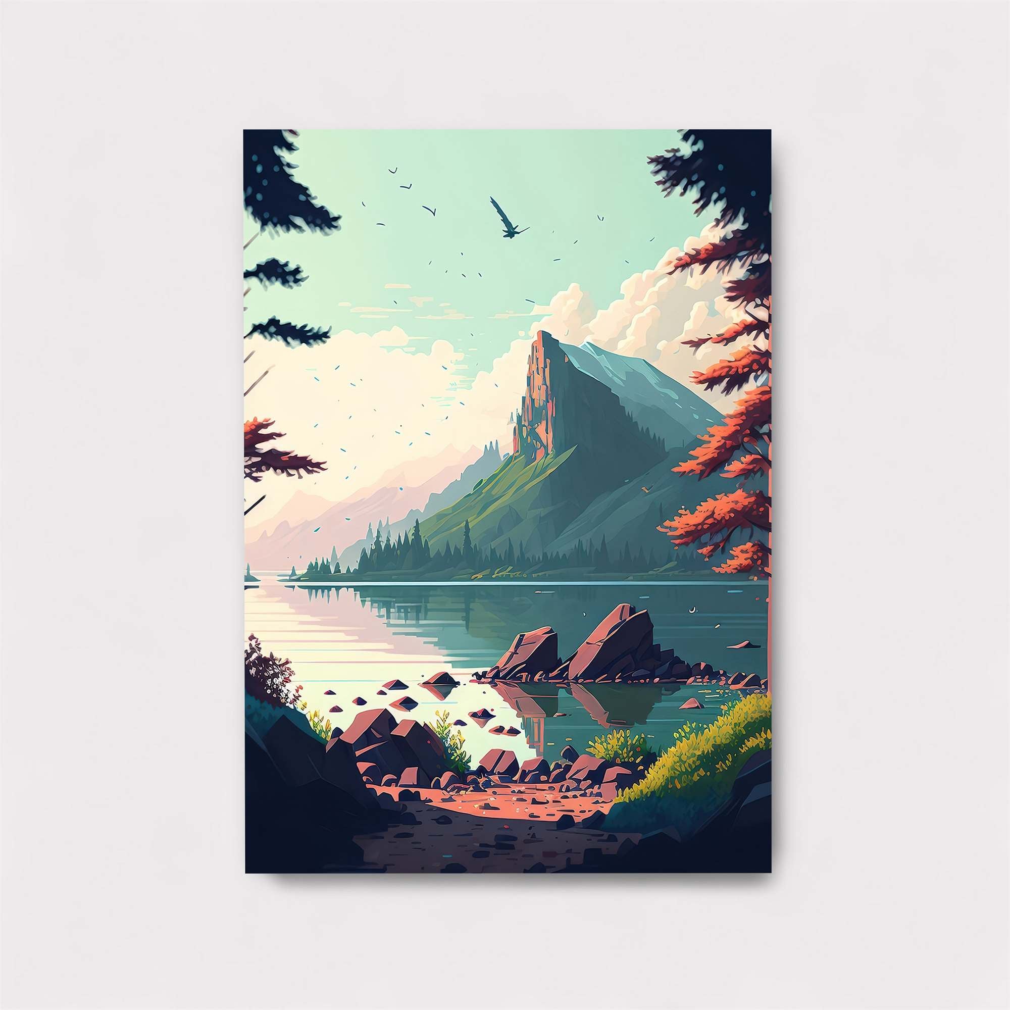 Mountain Serenity Safe Wall Magnetic / M