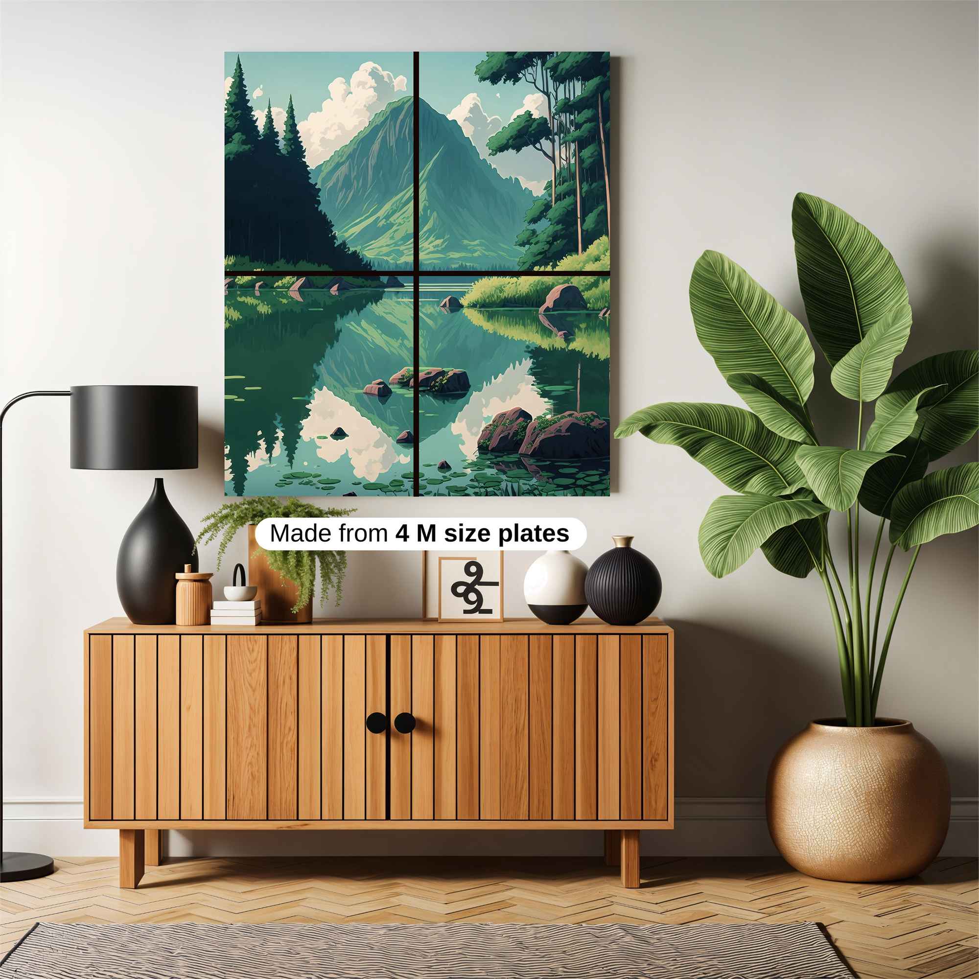 Mountain Serenity Safe Wall Magnetic / M