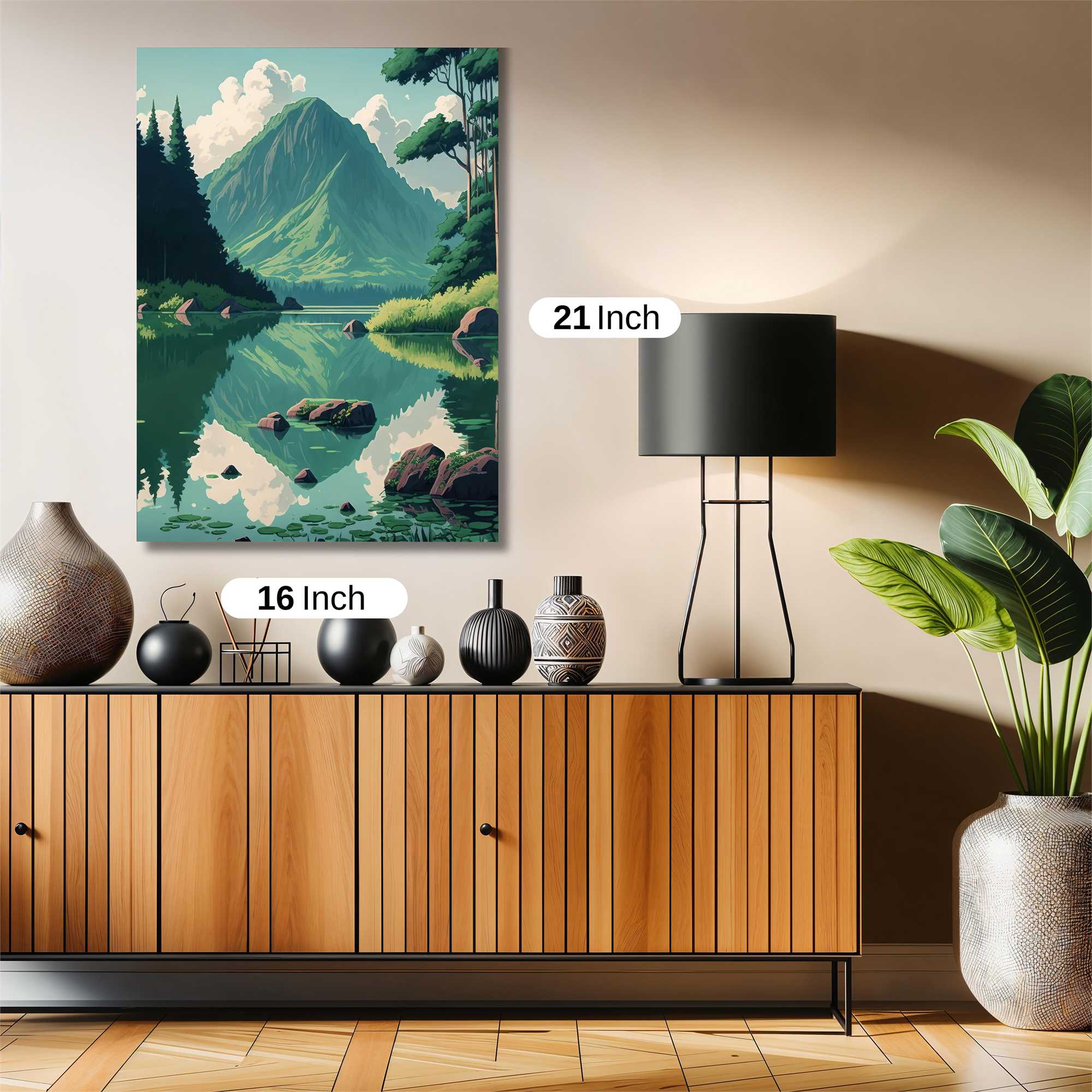 Mountain Serenity Safe Wall Magnetic / M