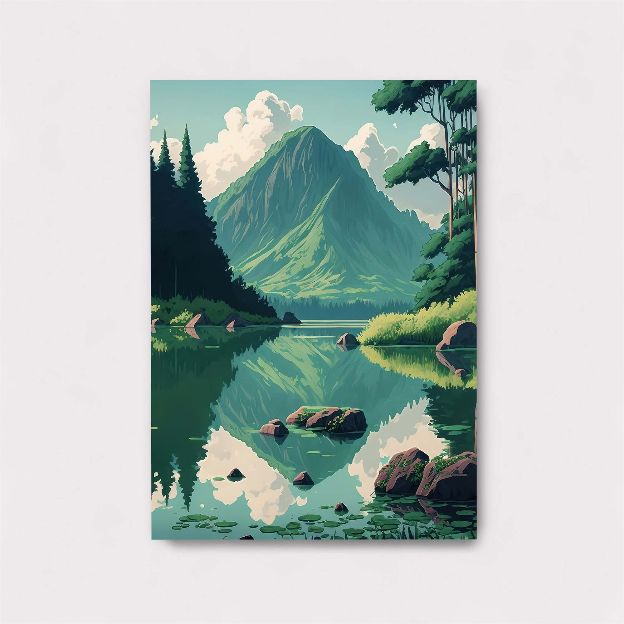 Mountain Serenity Safe Wall Magnetic / M