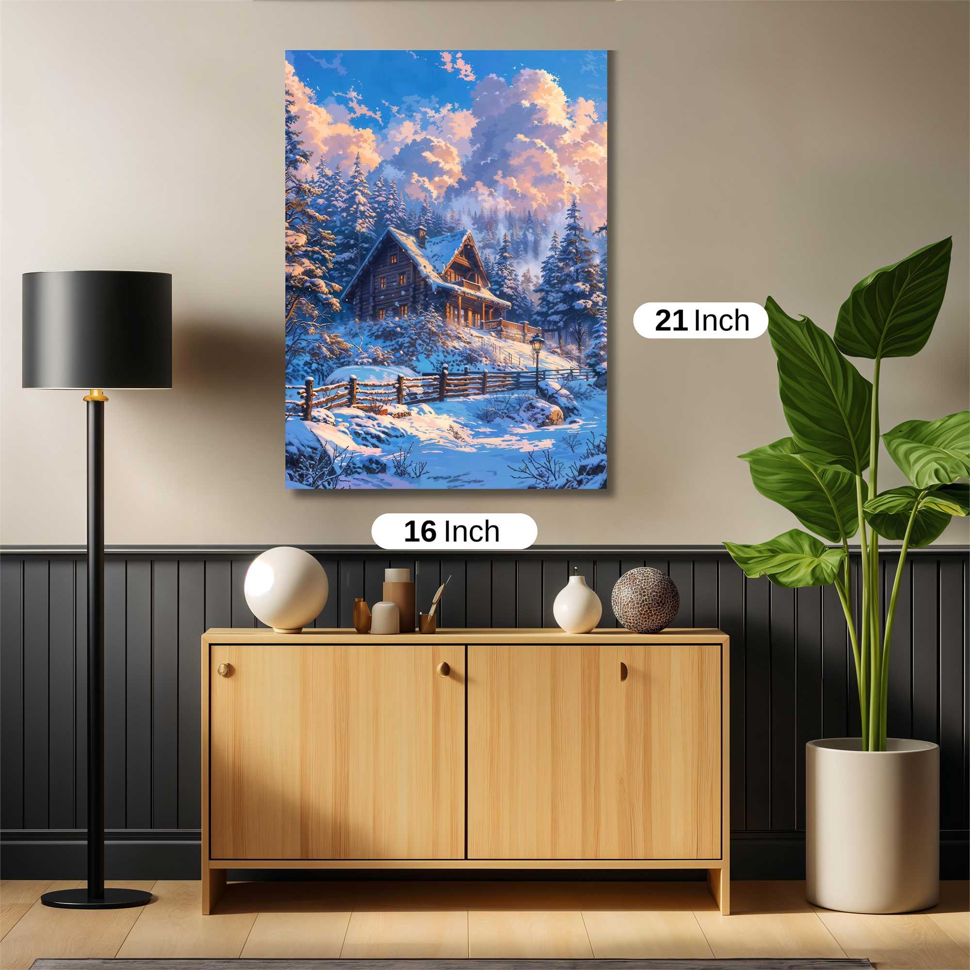 Cabin Serenity Safe Wall Magnetic / M
