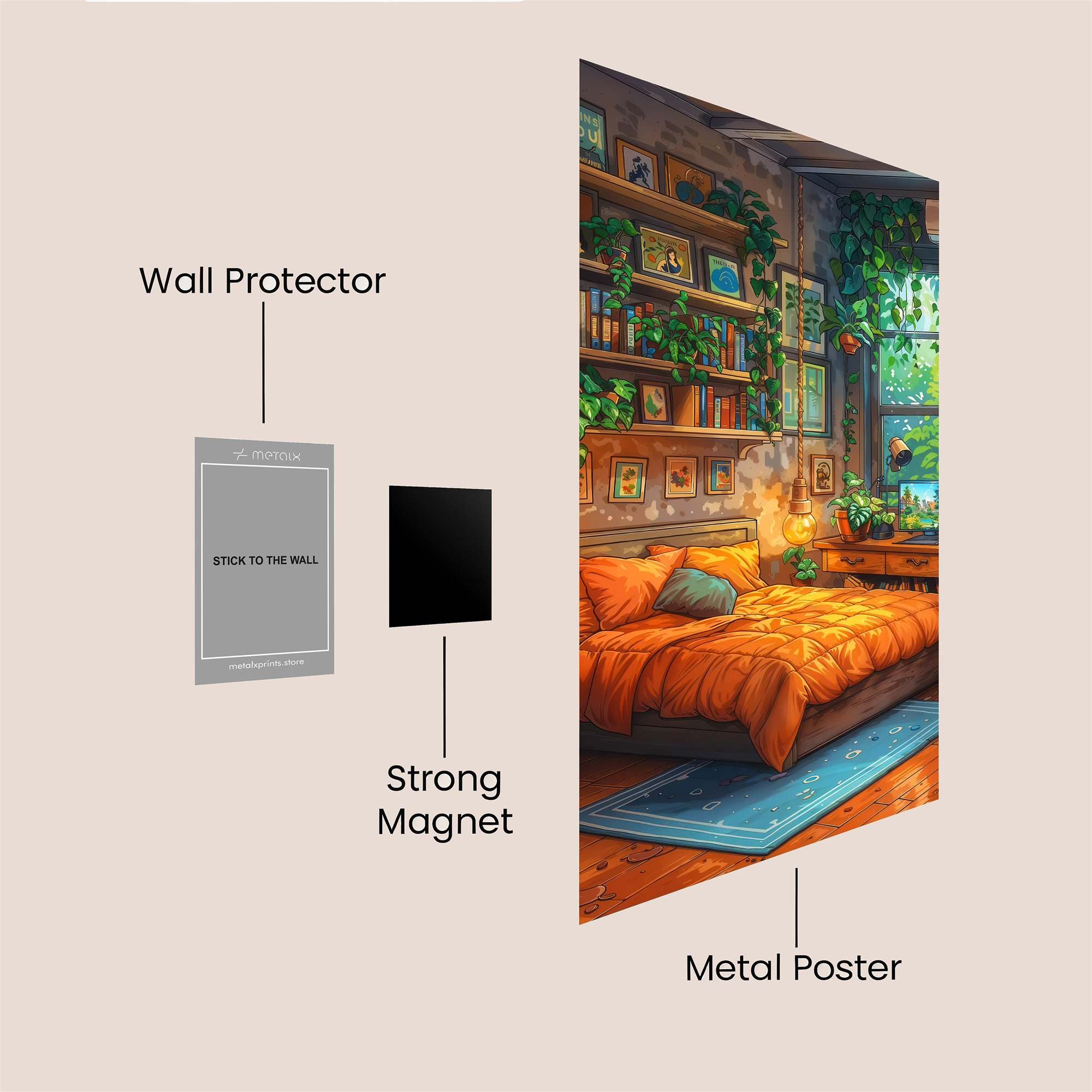 Cozy Haven Safe Wall Magnetic / M
