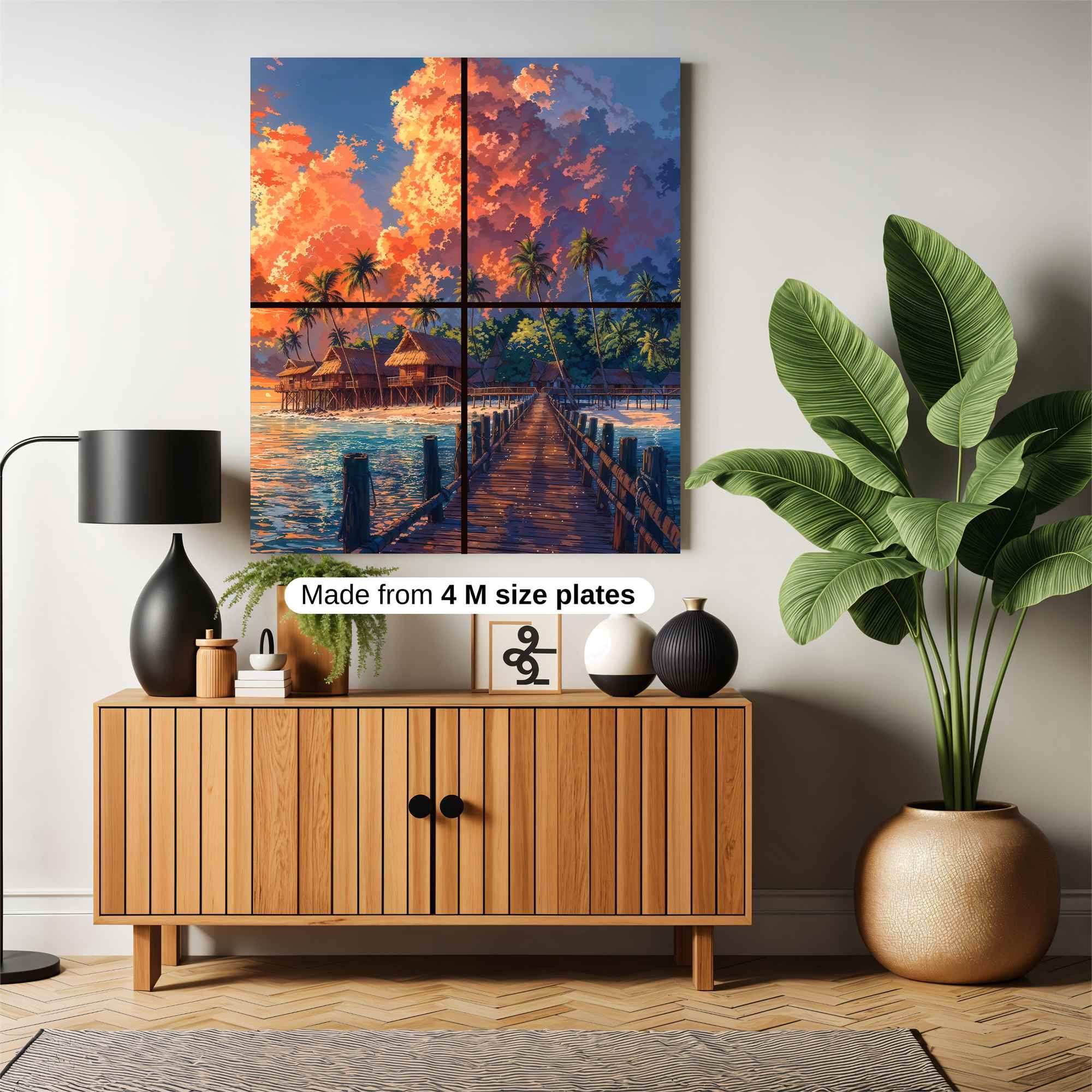 Sunset Serenity Safe Wall Magnetic / M
