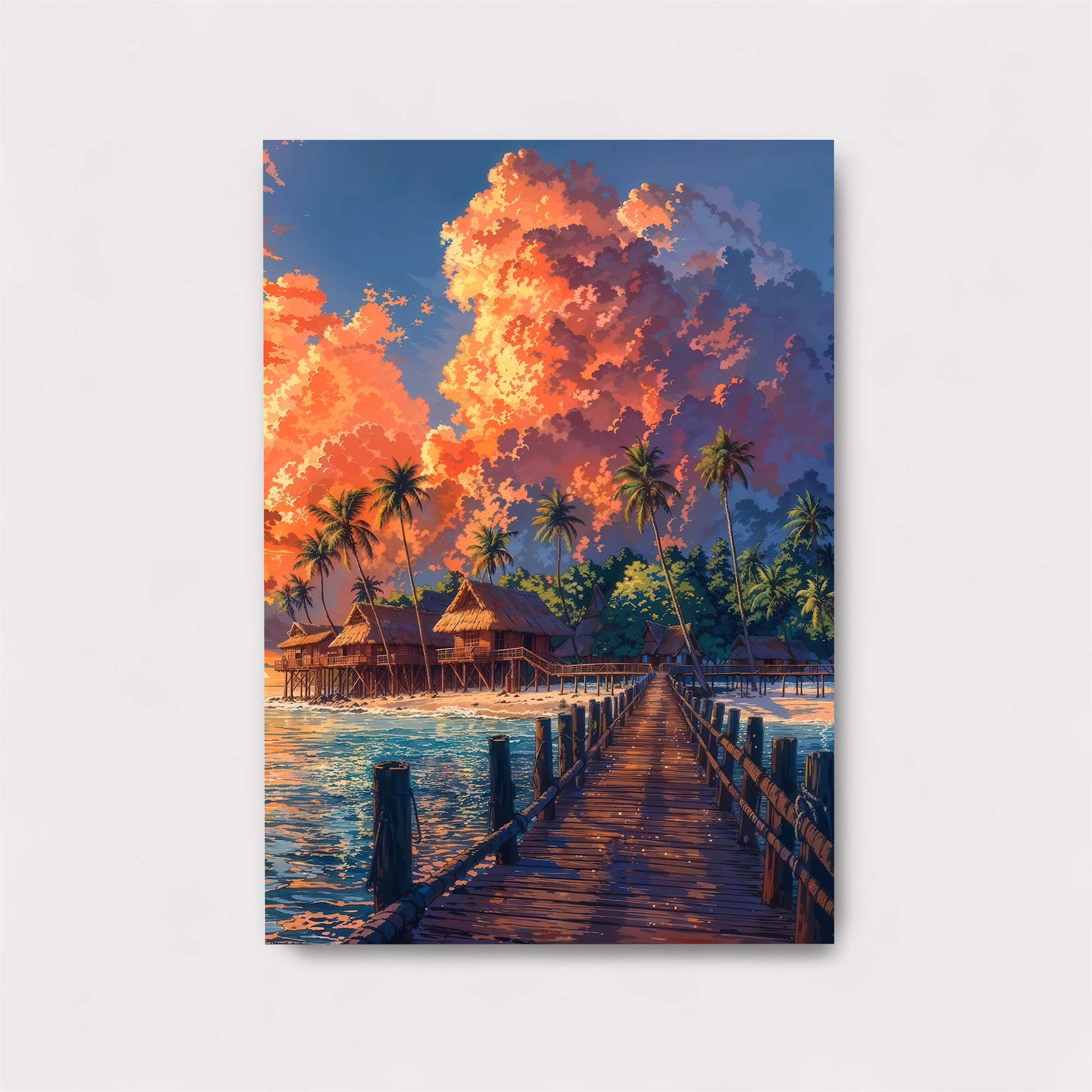 Sunset Serenity Safe Wall Magnetic / M