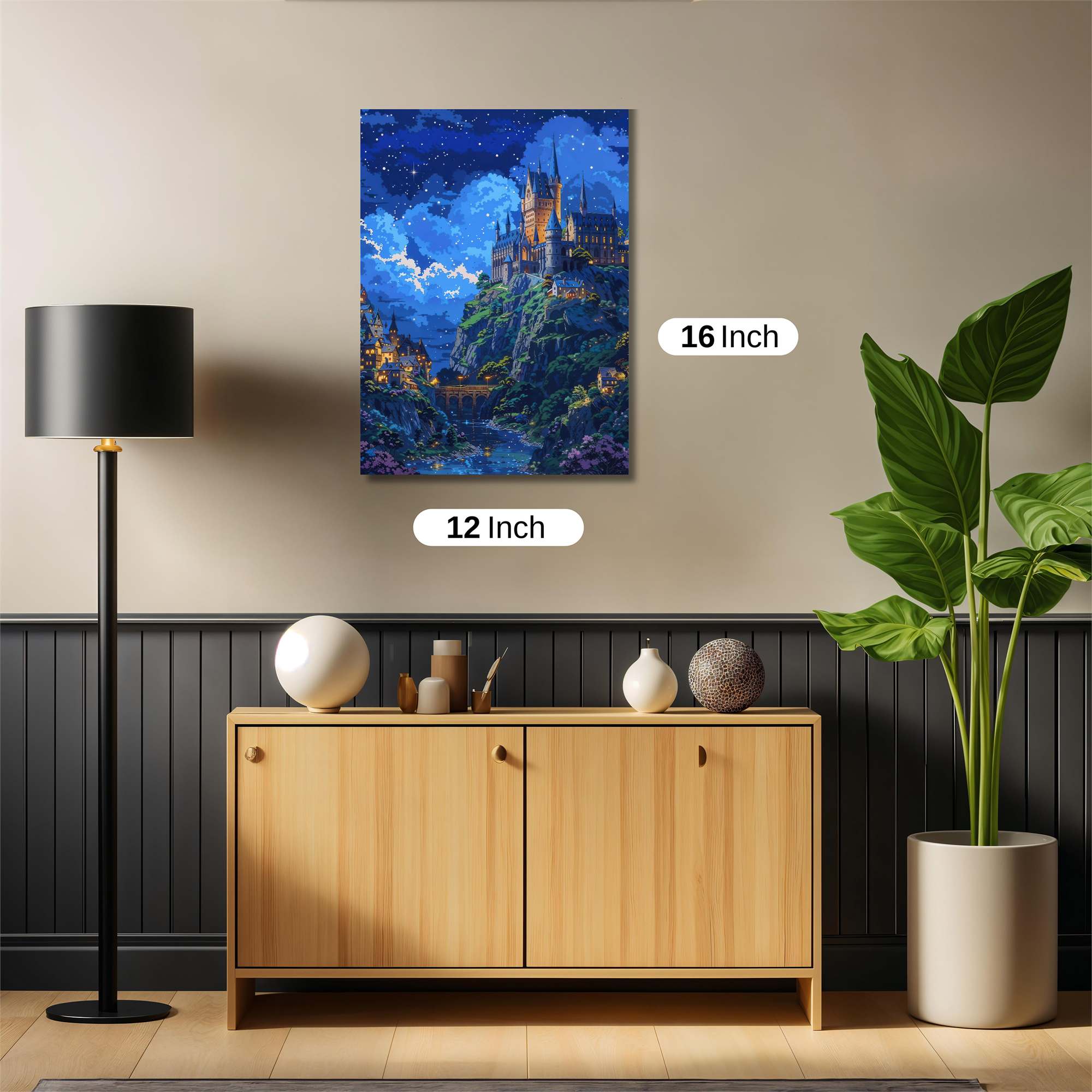 Hogwarts Enchanting Safe Wall Magnetic / M