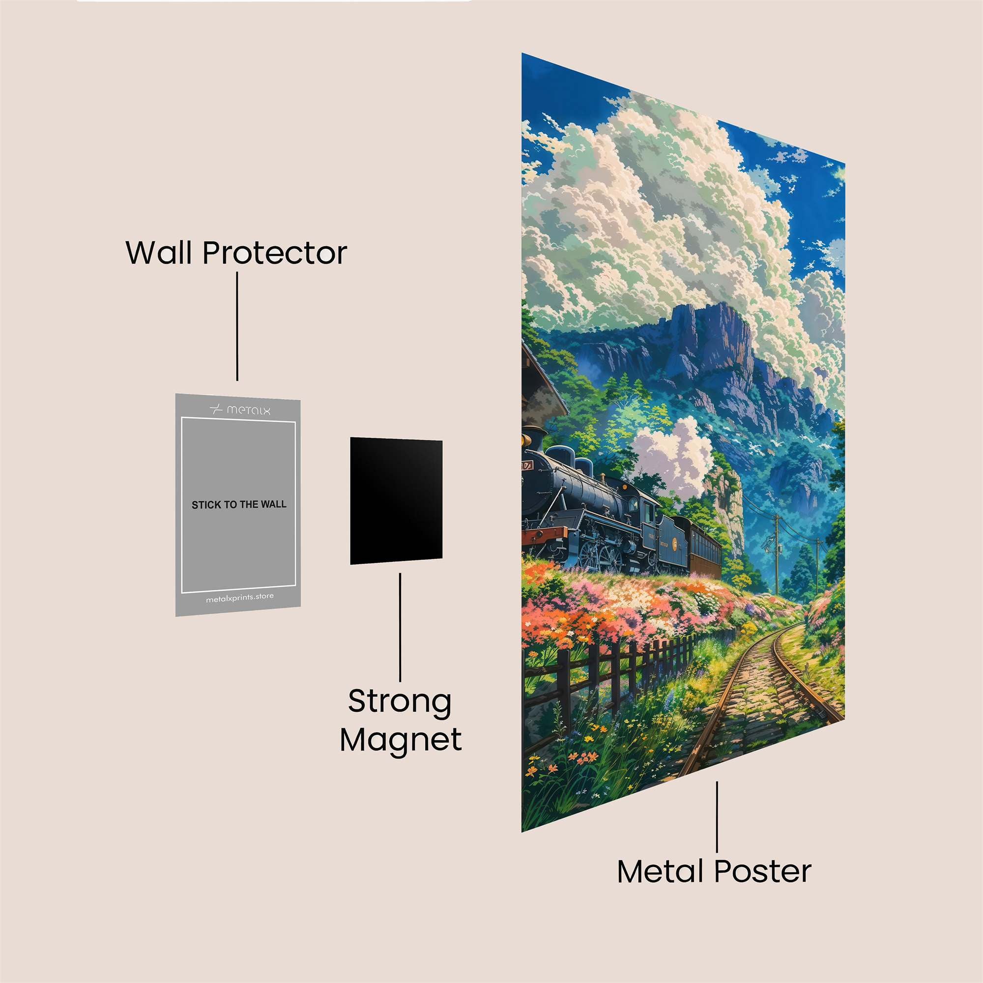 Journey Bliss Safe Wall Magnetic / M