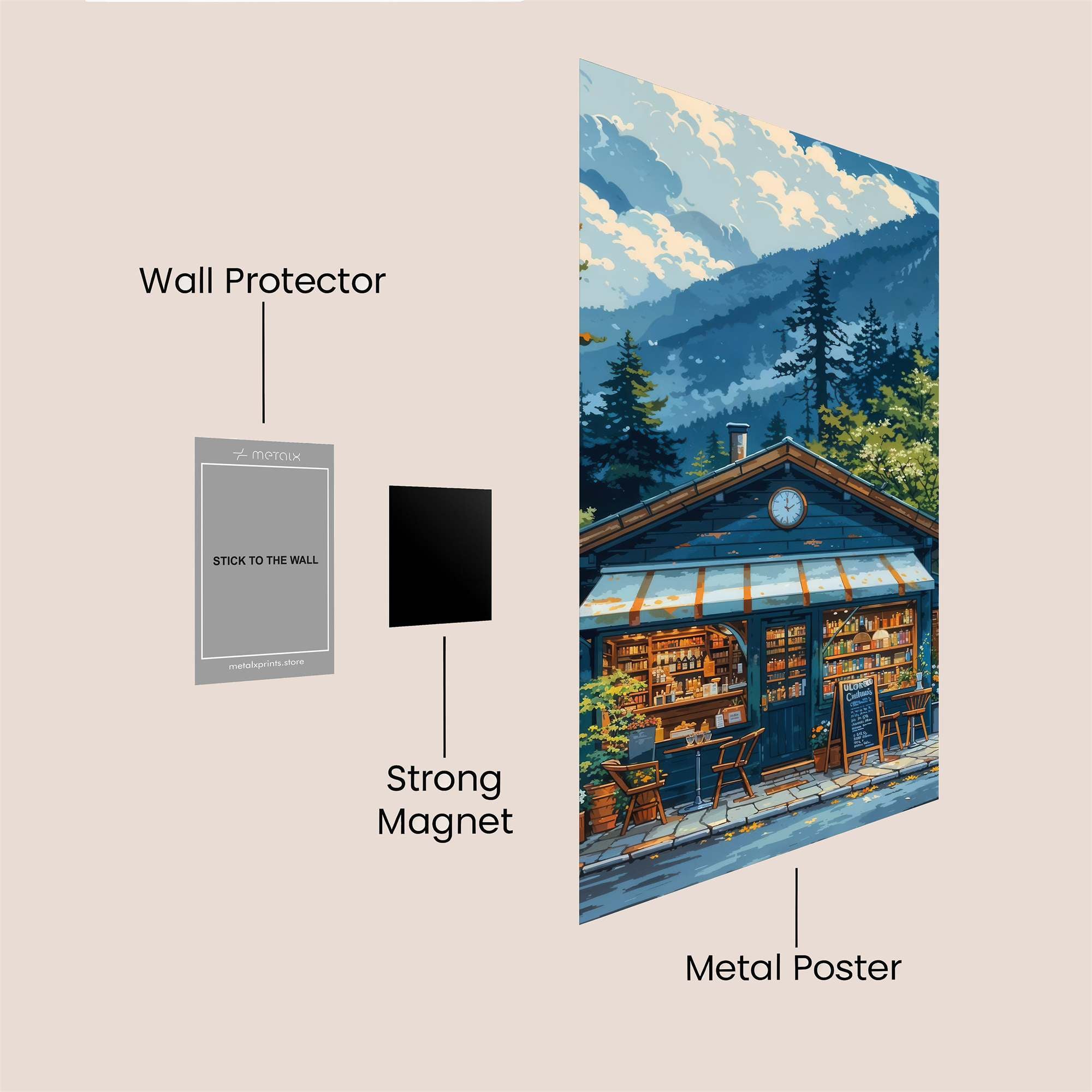 Mountain Haven Safe Wall Magnetic / M