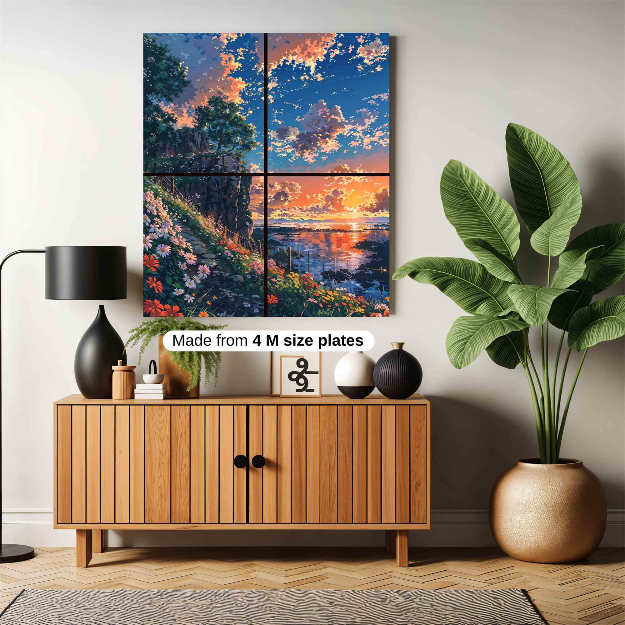Sunset Serenity Safe Wall Magnetic / M