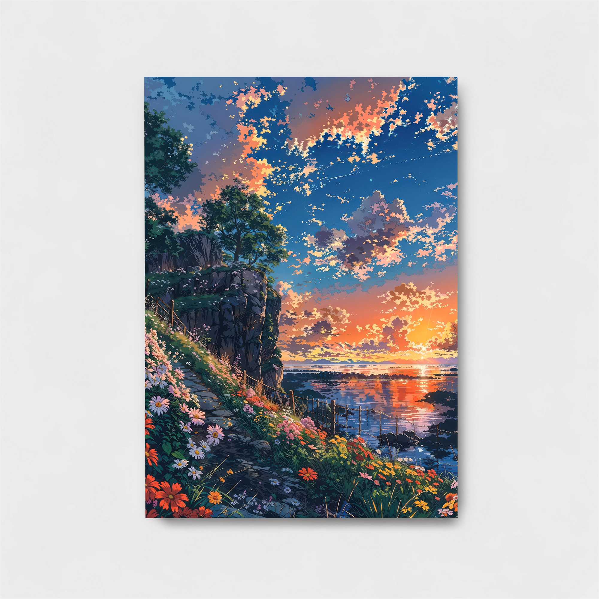 Sunset Serenity Safe Wall Magnetic / M