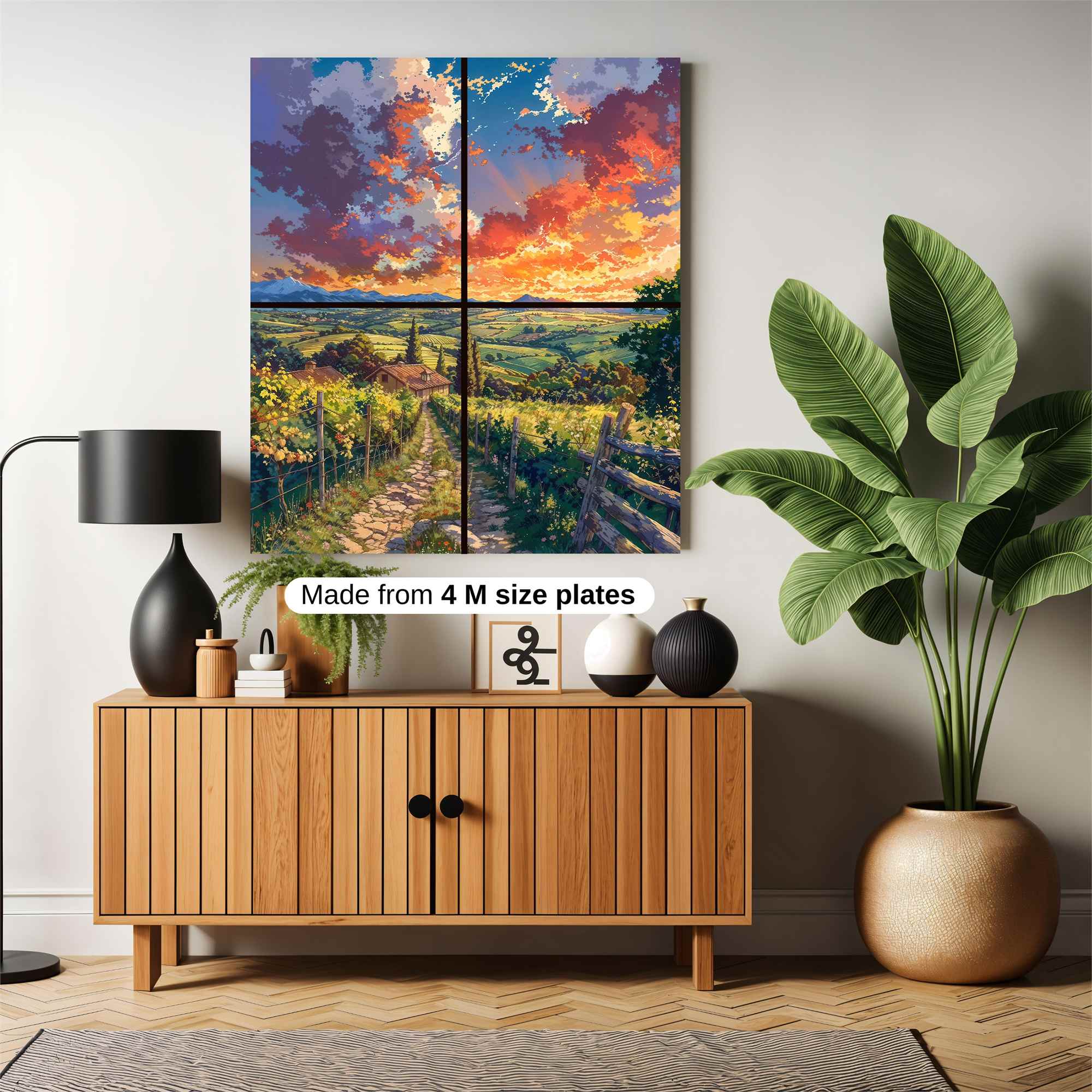 Sunset Serenity Safe Wall Magnetic / M