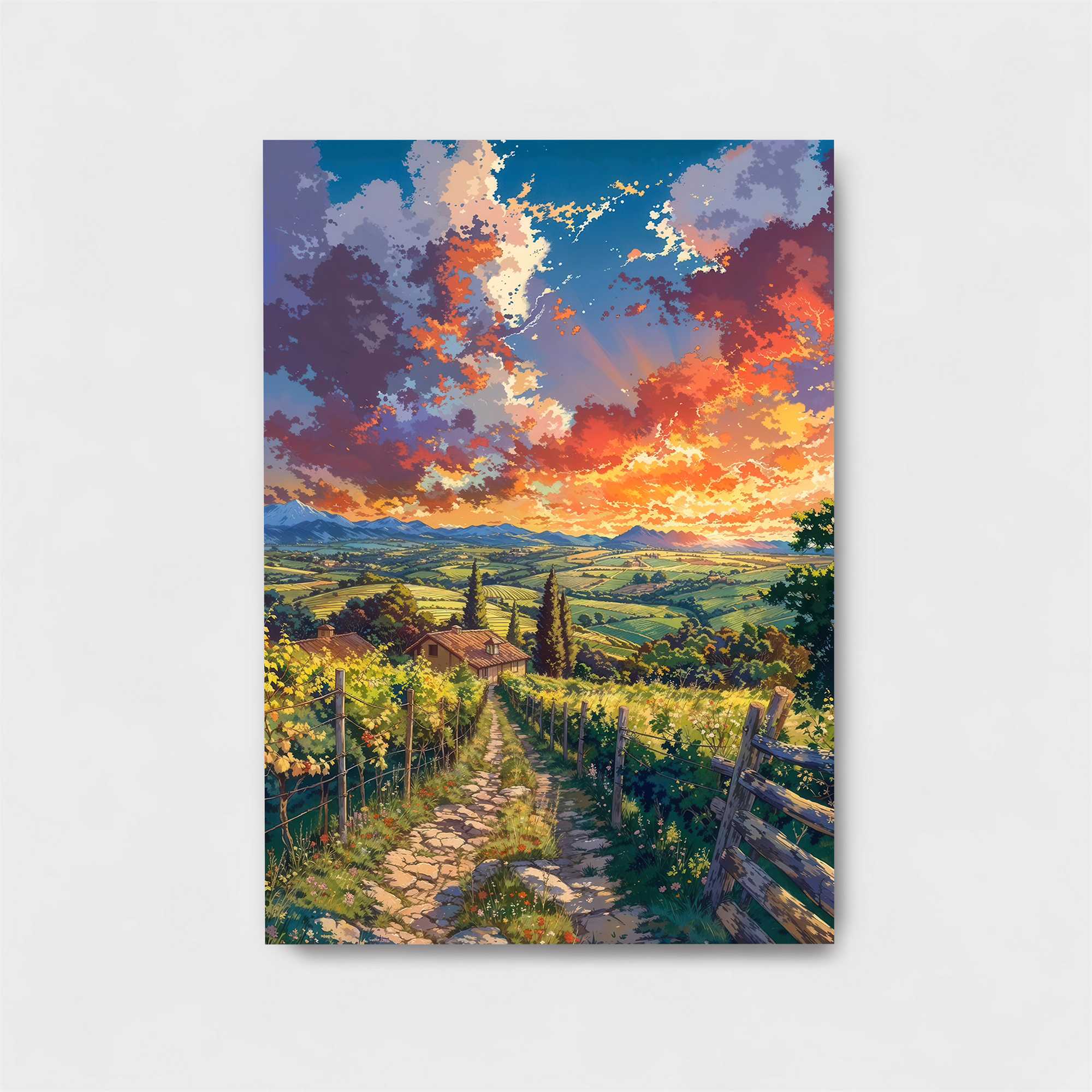 Sunset Serenity Safe Wall Magnetic / M