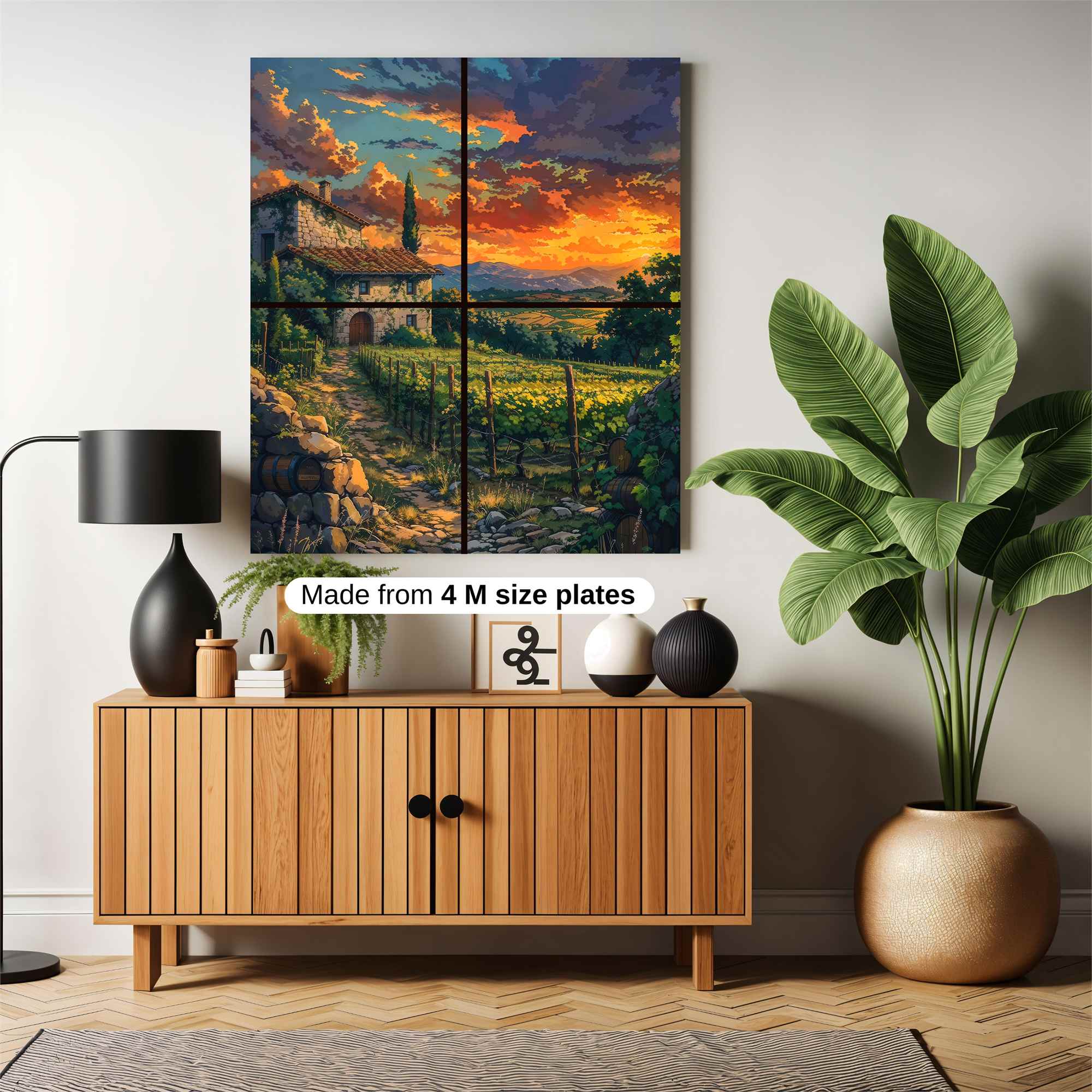 Sunset Serenity Safe Wall Magnetic / M