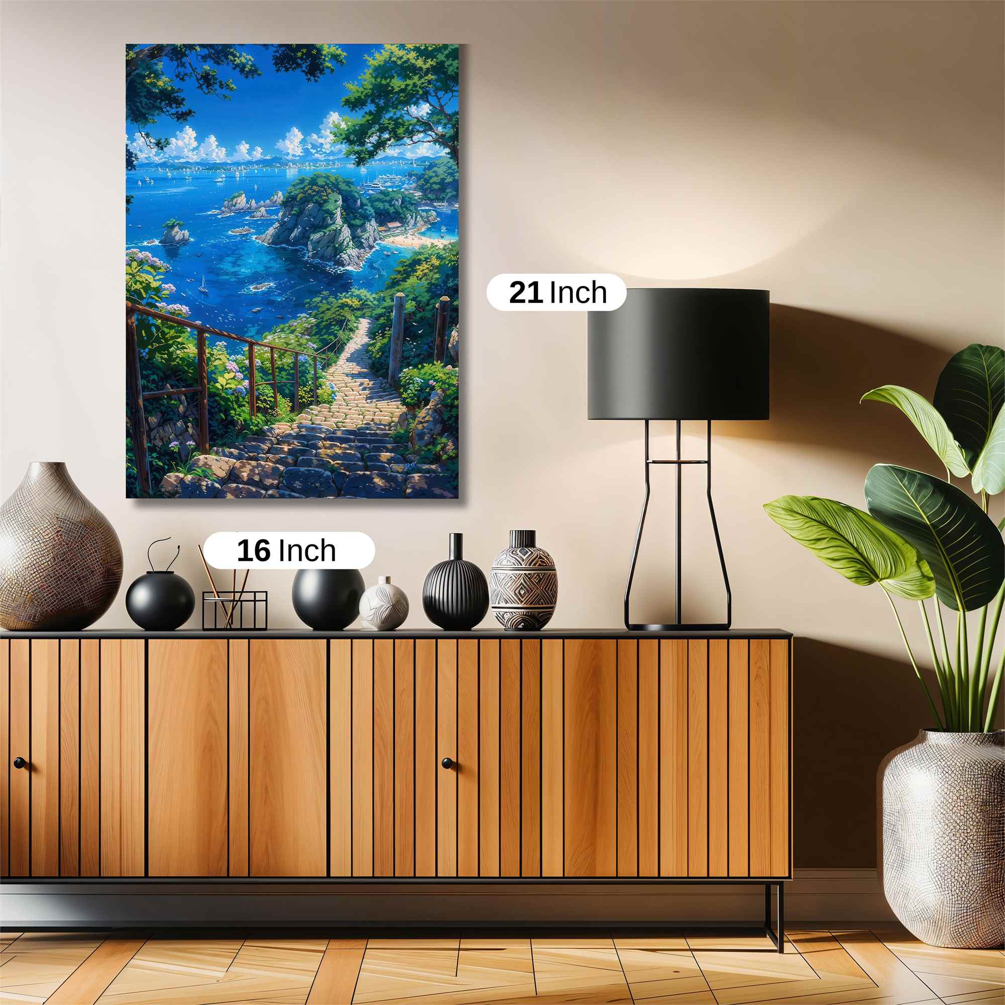 Island Serenity Safe Wall Magnetic / M