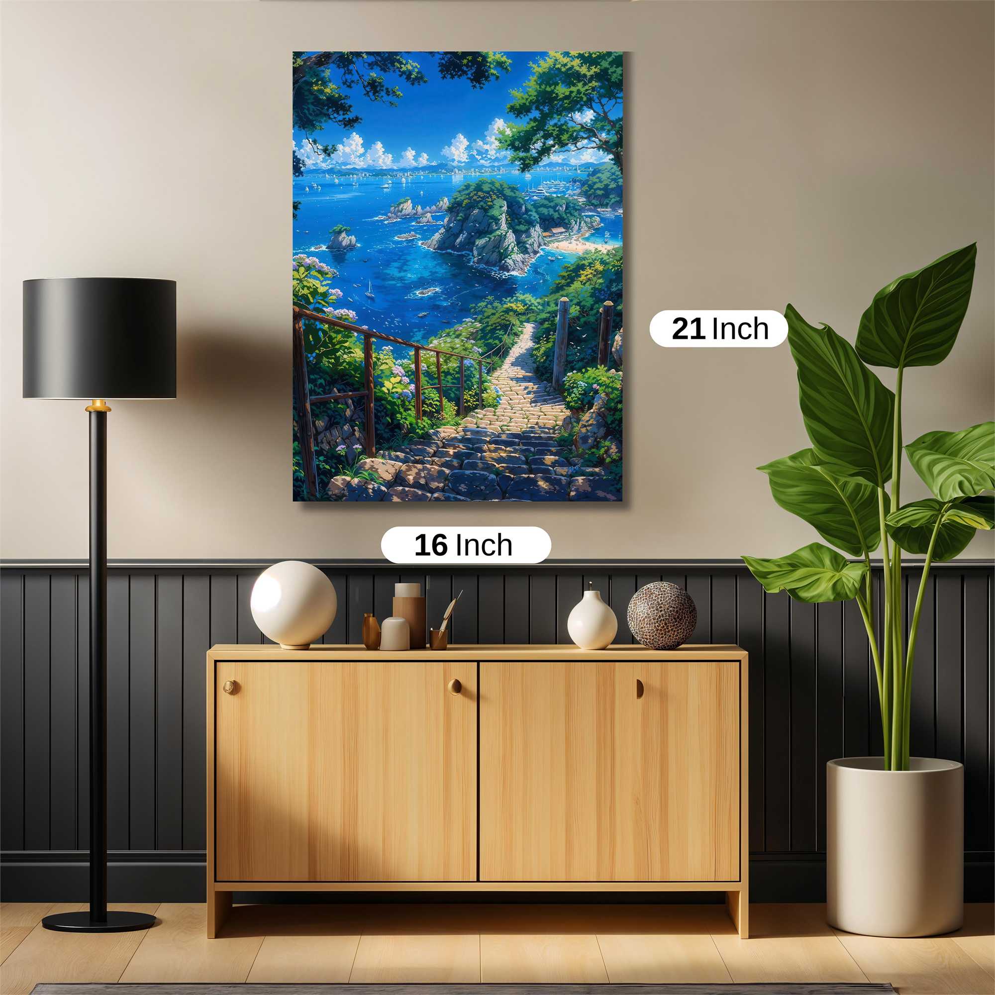 Island Serenity Safe Wall Magnetic / M