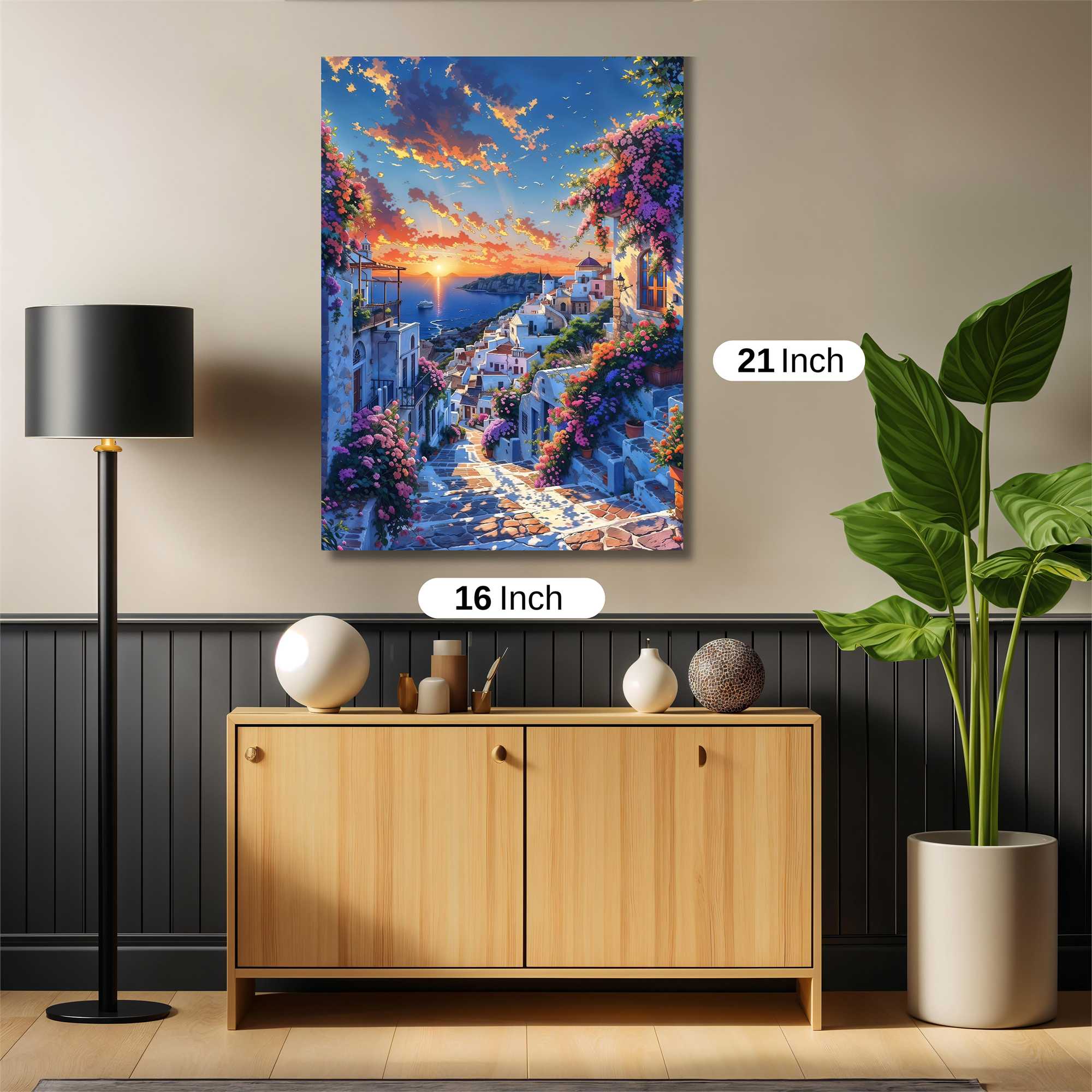 Santorini Serenity Safe Wall Magnetic / M