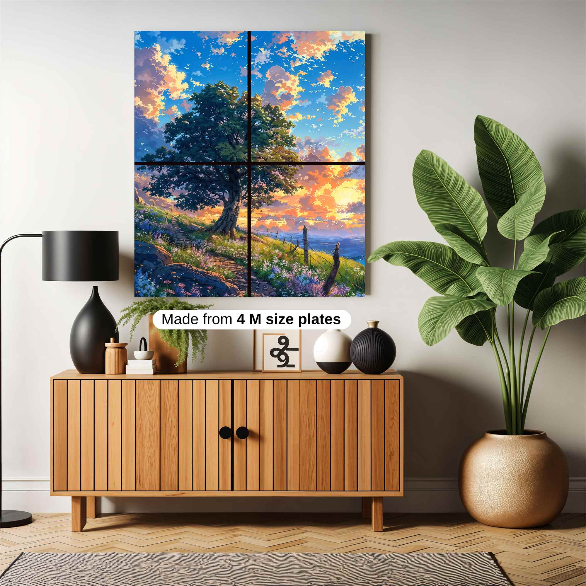 Sunset Serenity Safe Wall Magnetic / M