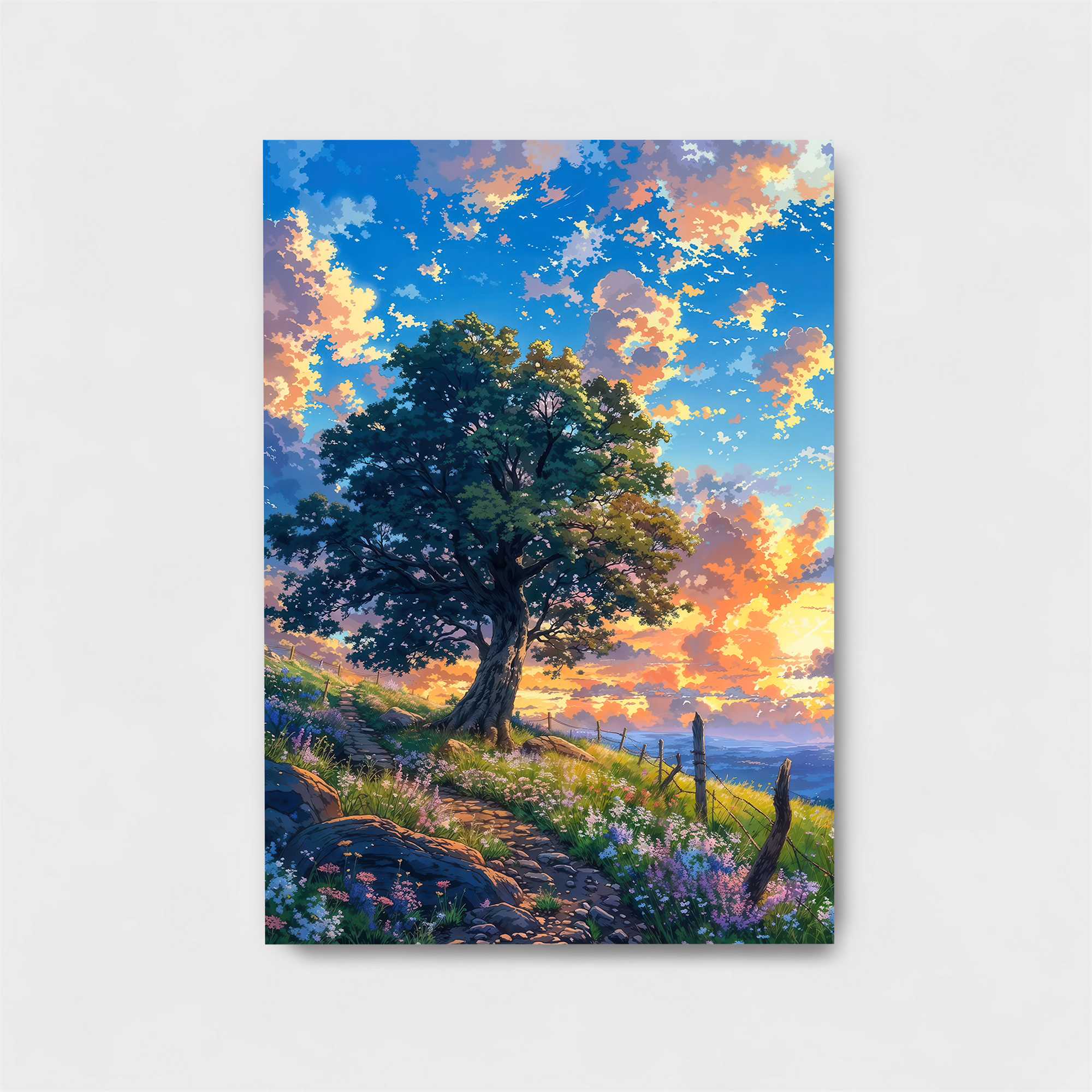 Sunset Serenity Safe Wall Magnetic / M