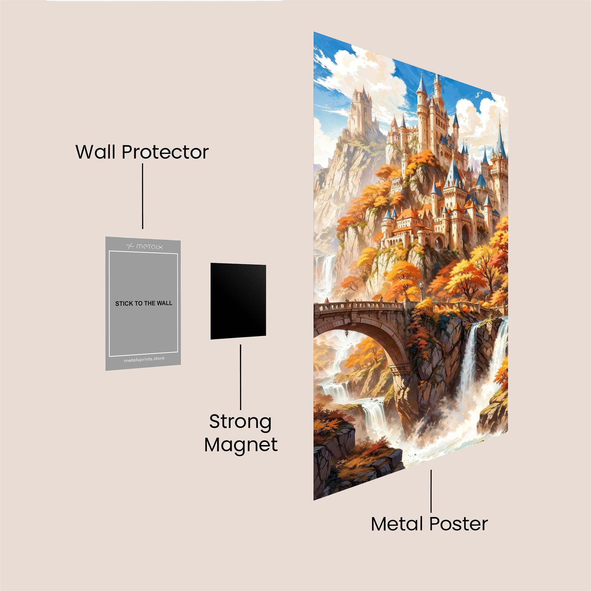 Camelot Enchantment Safe Wall Magnetic / M