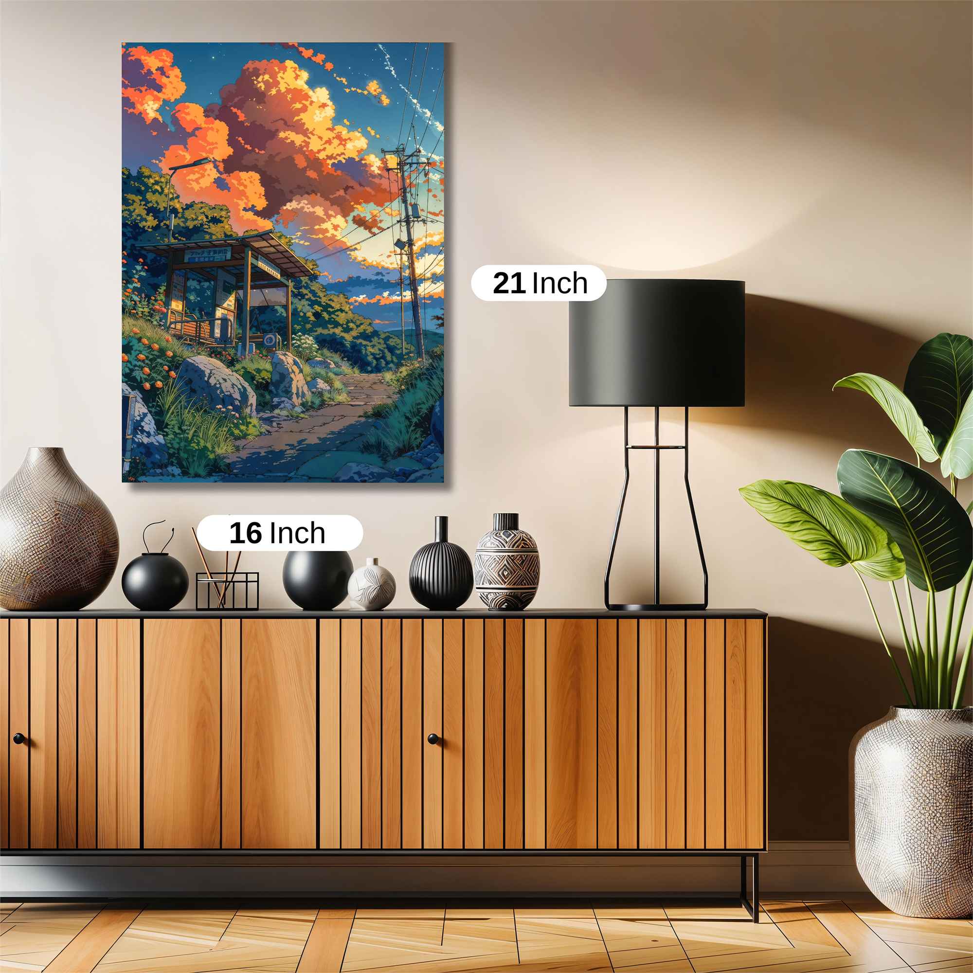 Sunset Serenity Safe Wall Magnetic / M