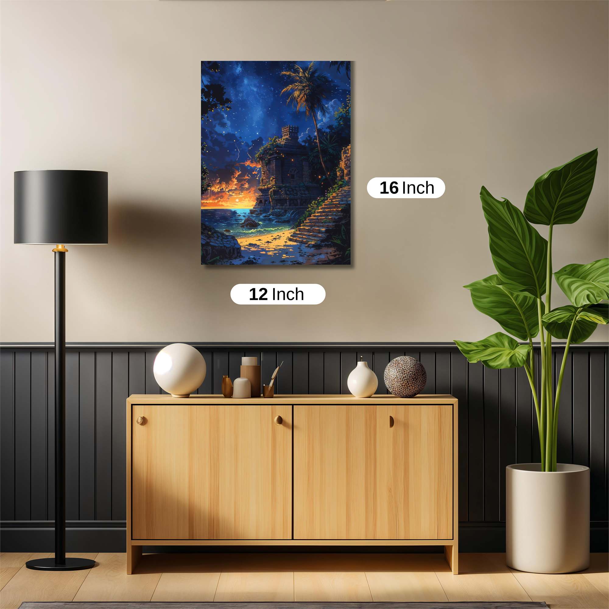 Temple Twilight Safe Wall Magnetic / M