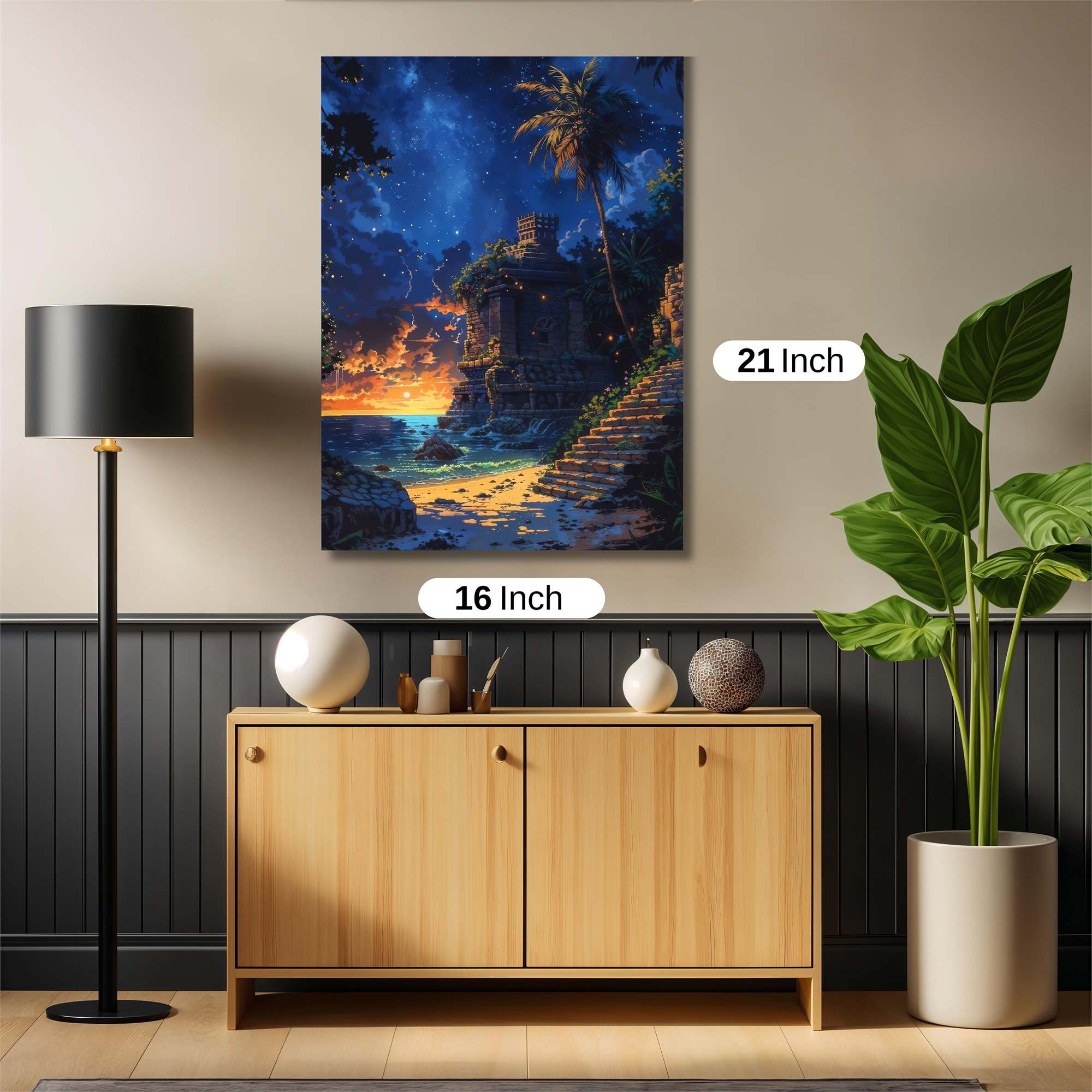 Temple Twilight Safe Wall Magnetic / M