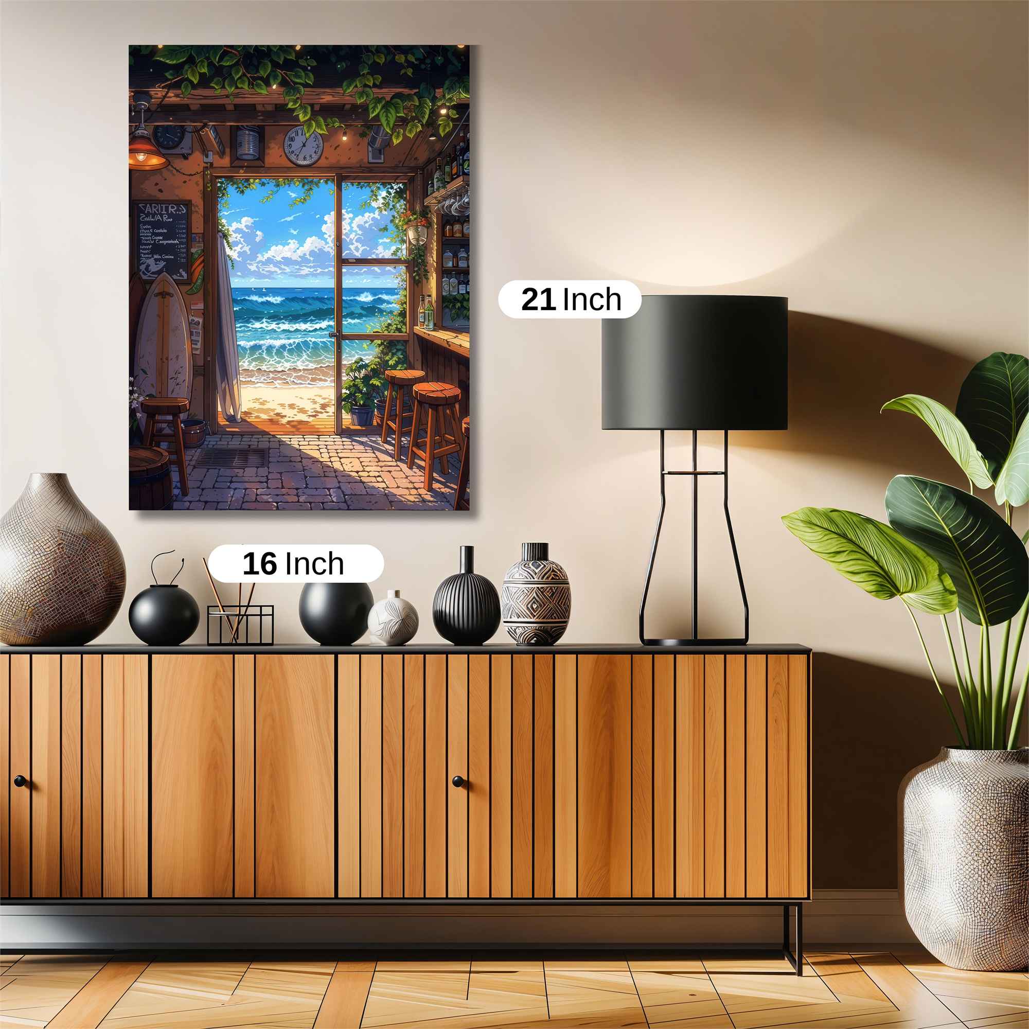 Beachside Bliss Safe Wall Magnetic / M