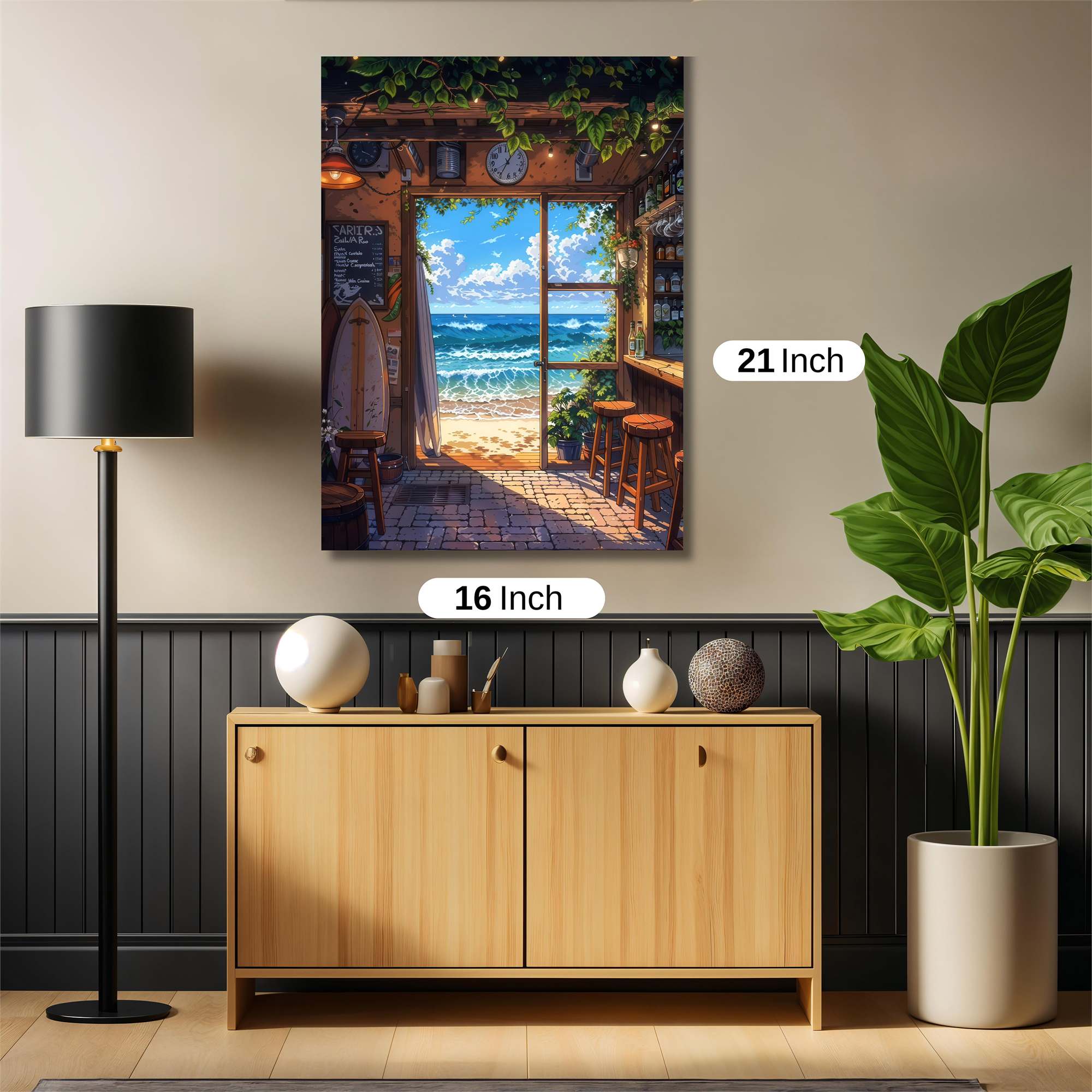Beachside Bliss Safe Wall Magnetic / M