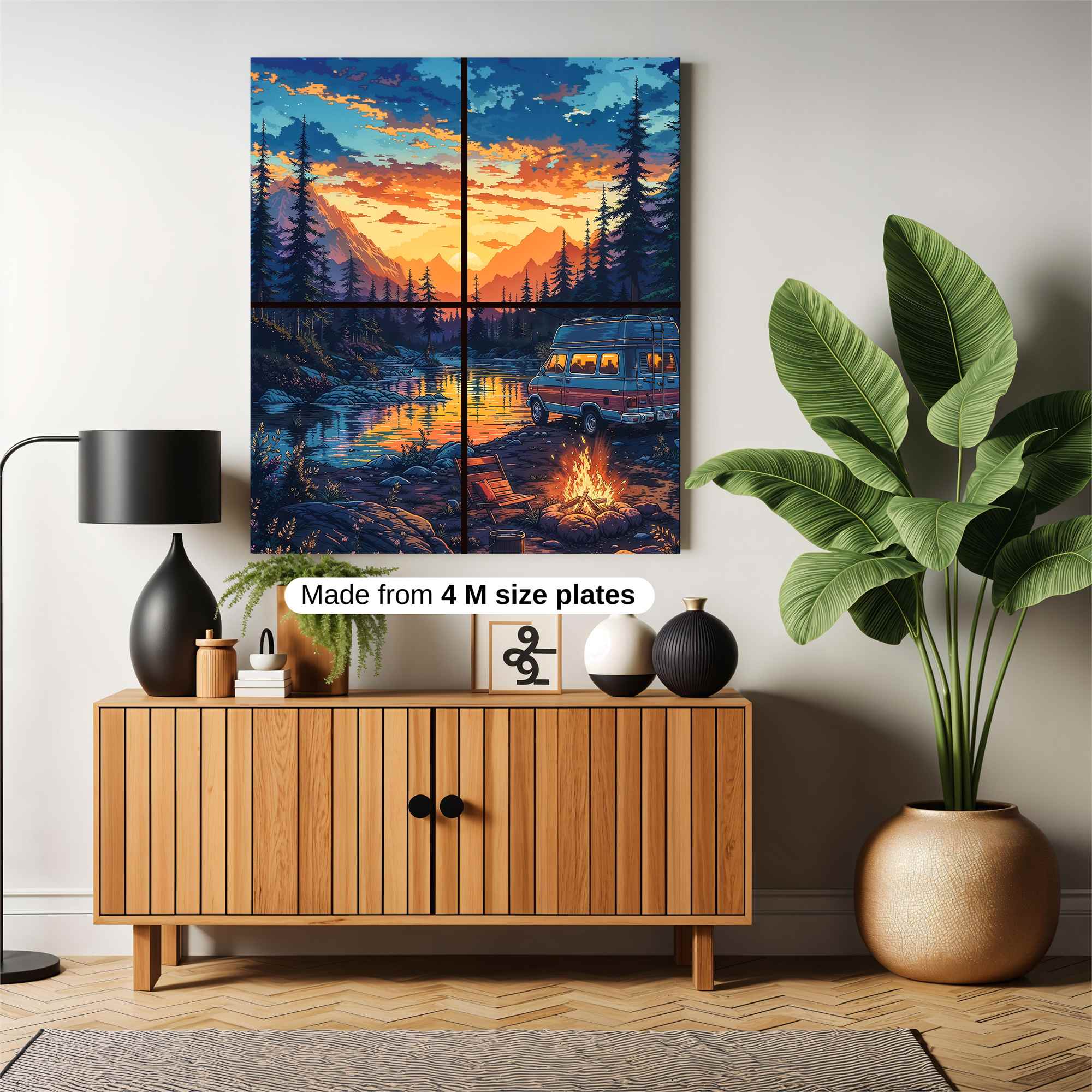 Sunset Serenity Safe Wall Magnetic / M
