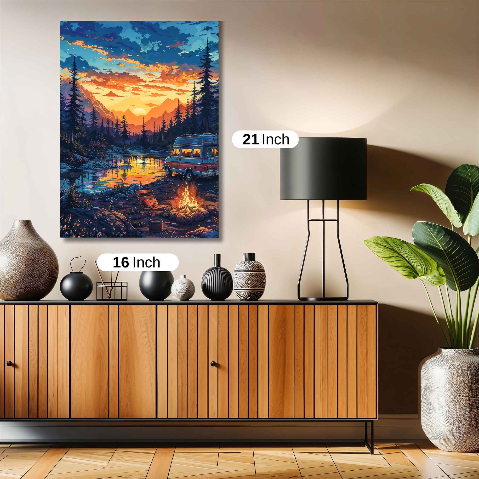 Sunset Serenity Safe Wall Magnetic / M
