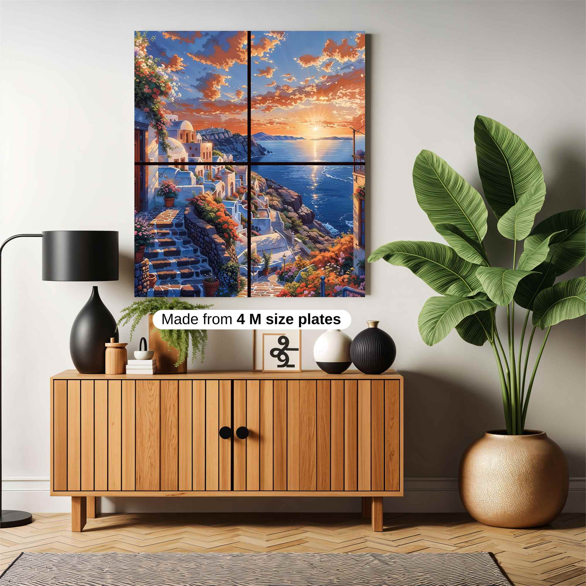 Santorini Serenity Safe Wall Magnetic / M