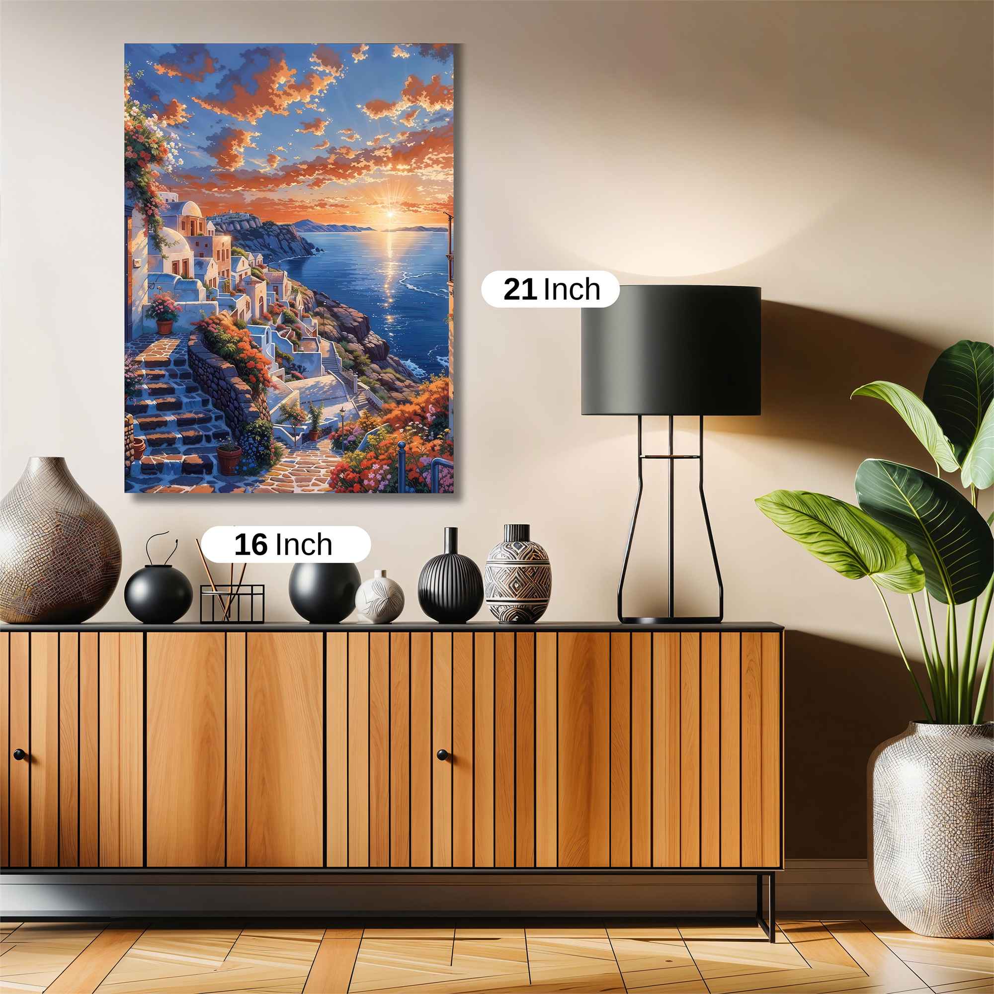 Santorini Serenity Safe Wall Magnetic / M