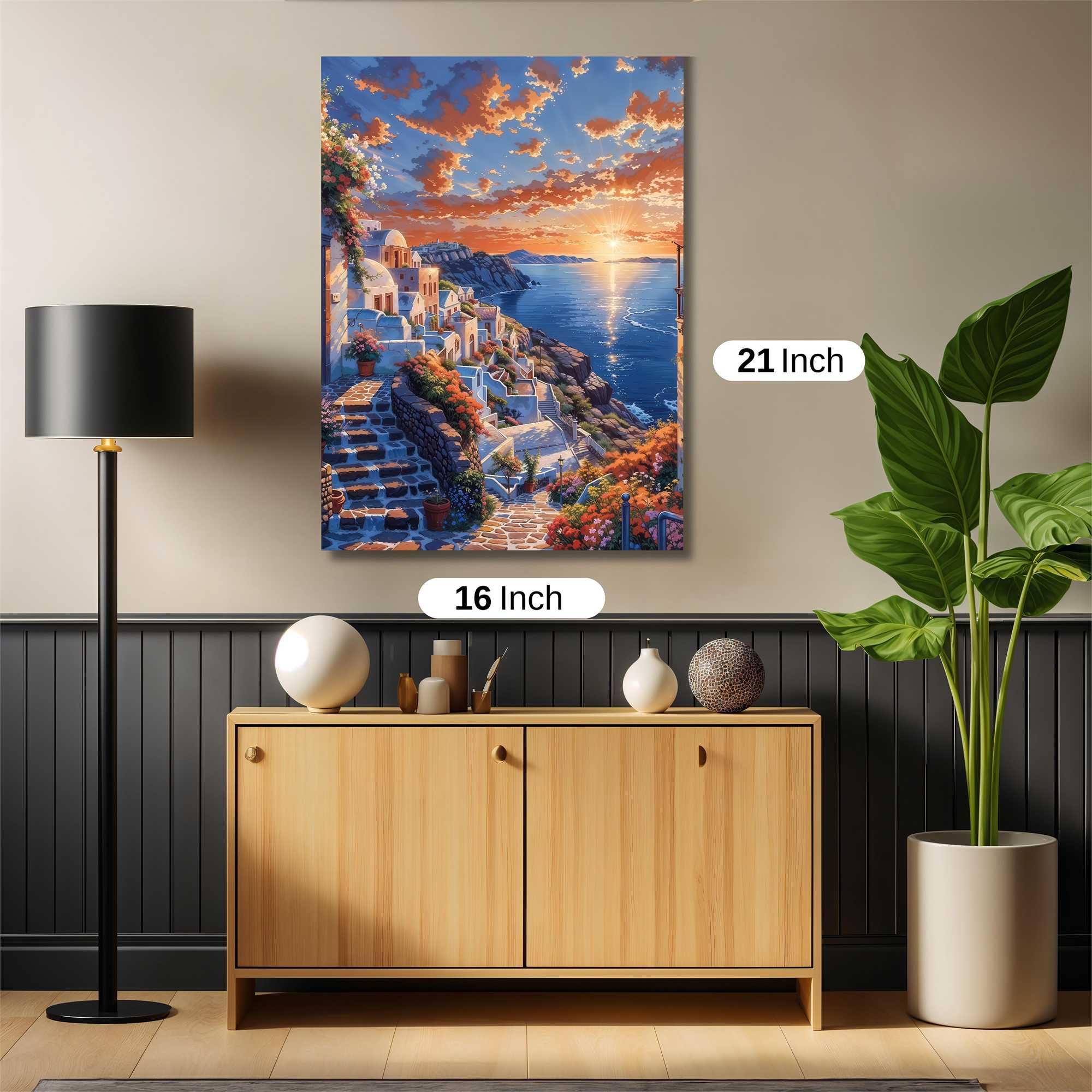 Santorini Serenity Safe Wall Magnetic / M