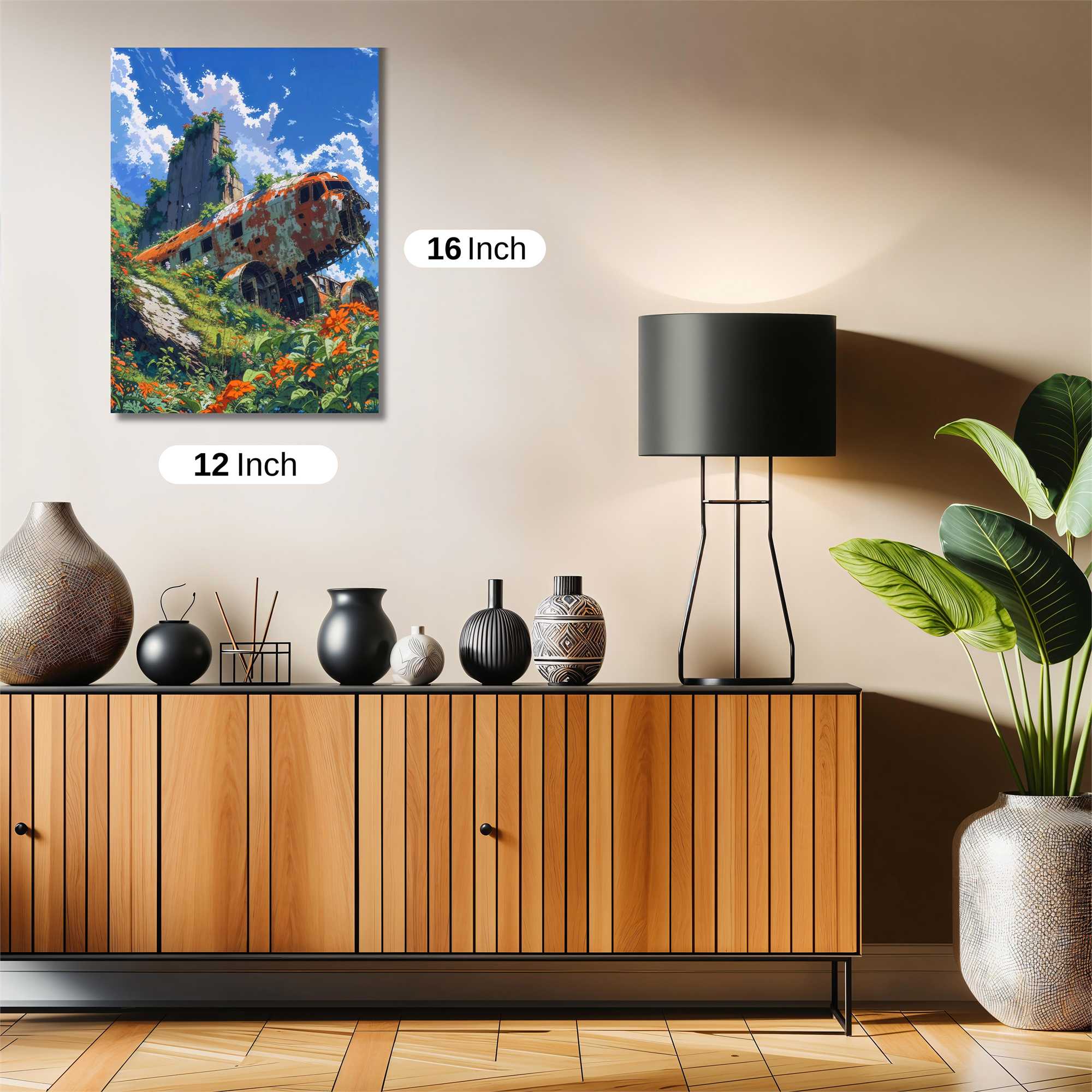 Plane Reclaimed Safe Wall Magnetic / M